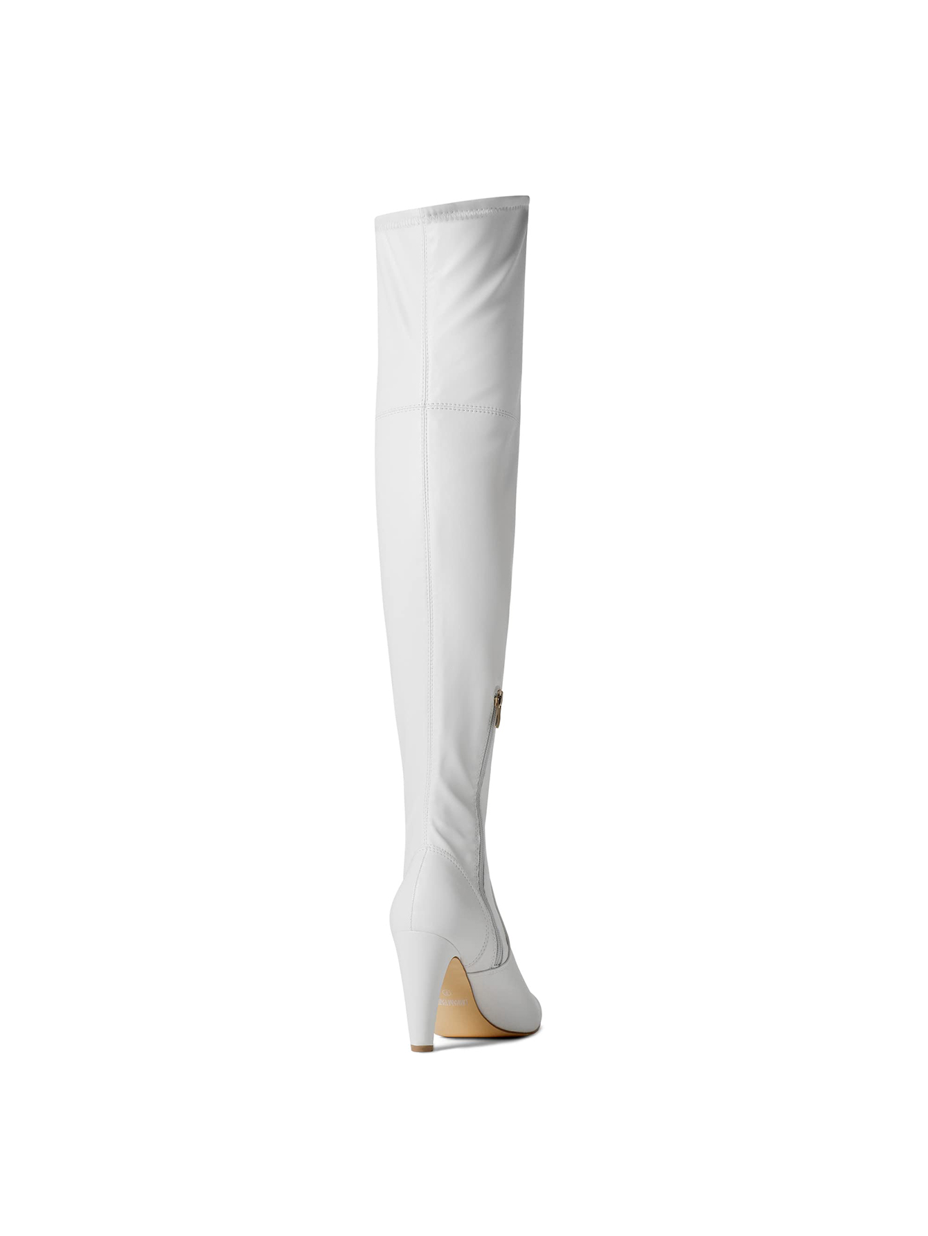 In White Women Over-the-Knee Boots