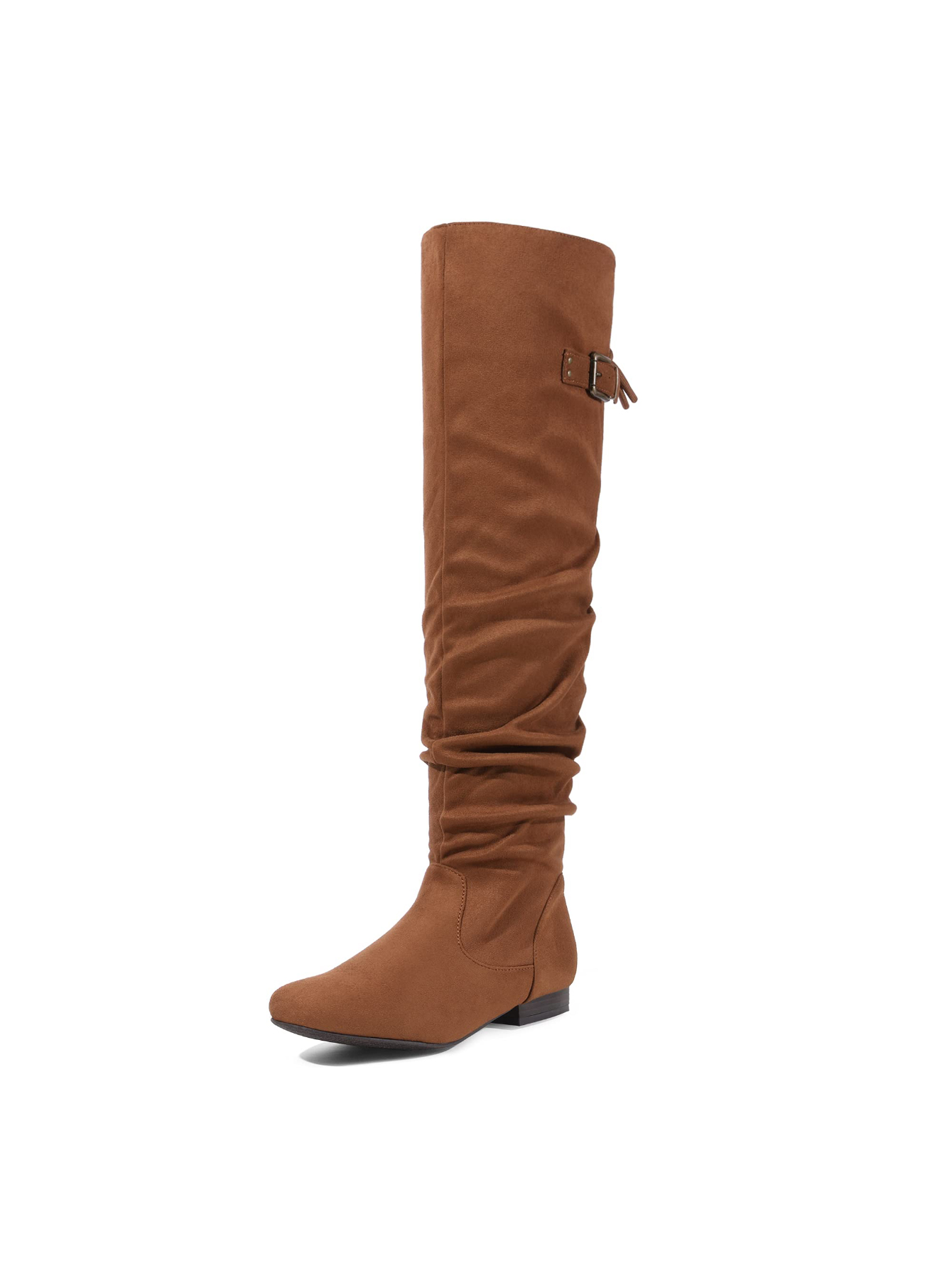 In Coffee Brown Women Fashion Boots