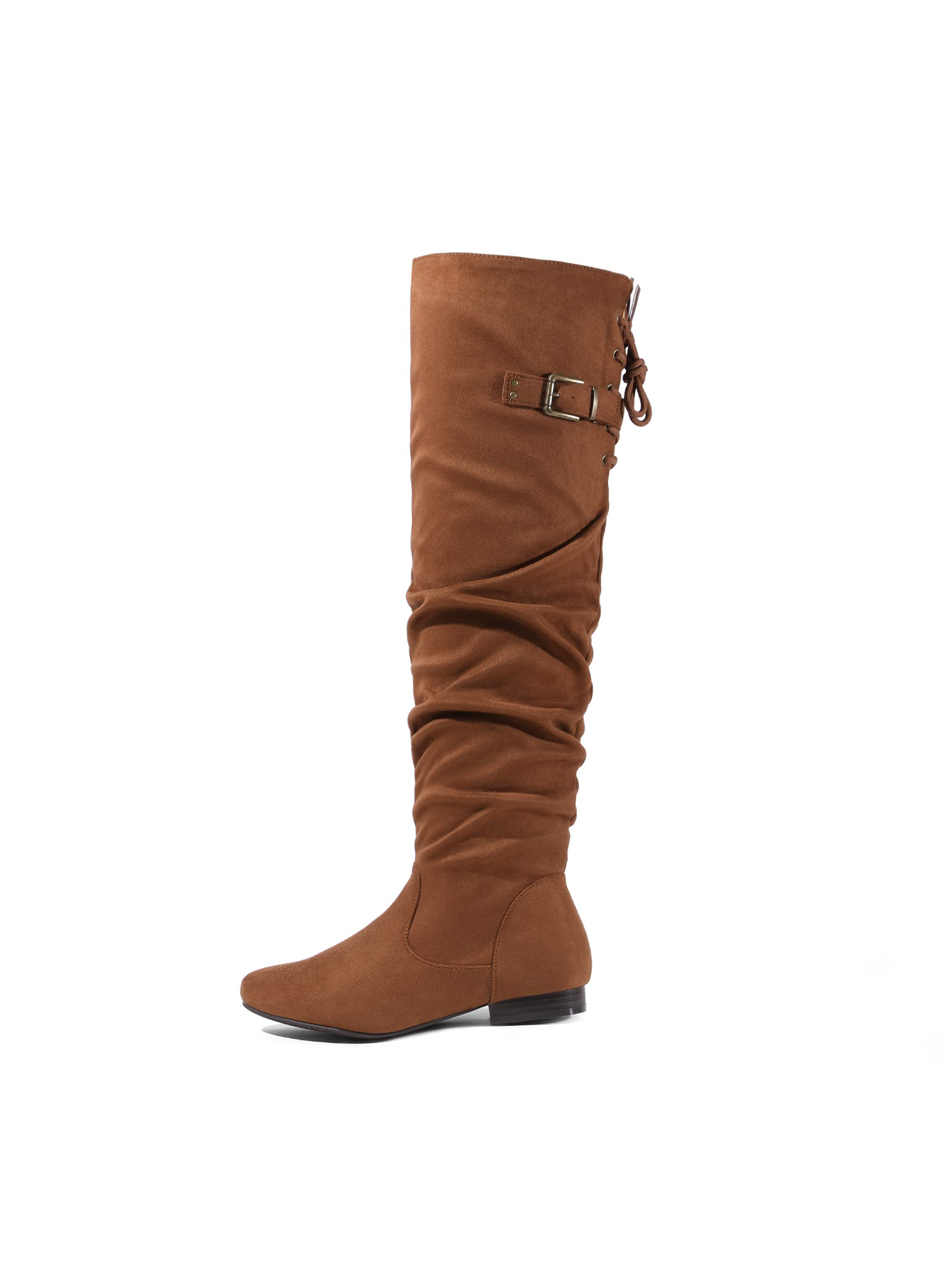 In Coffee Brown Women Fashion Boots