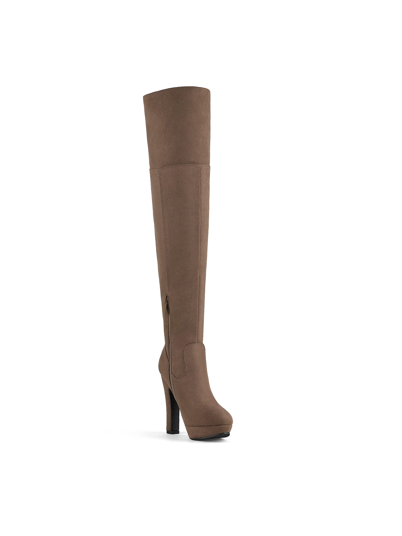 In Khaki Women Fashion Boots