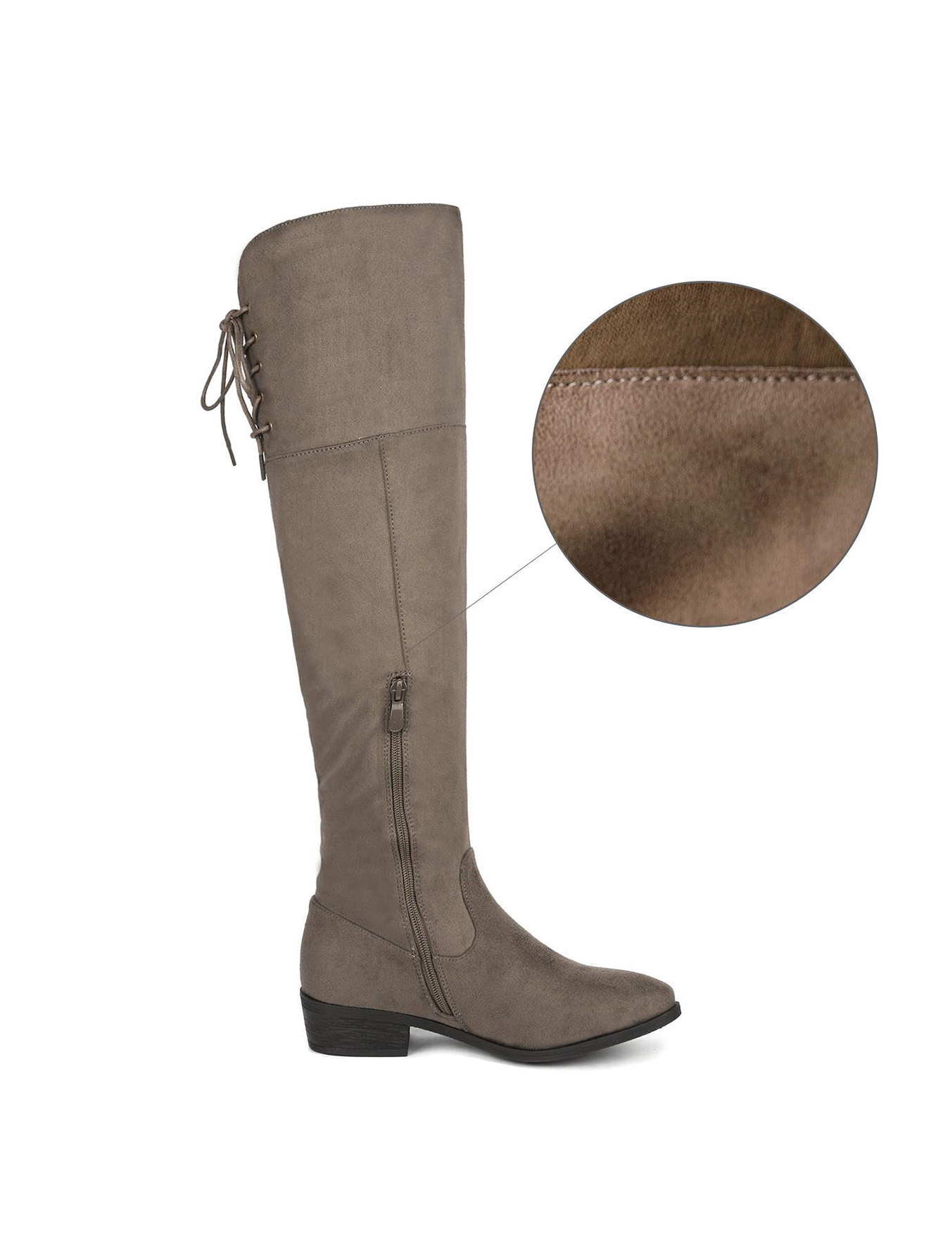 In Khaki Women Fashion Boots