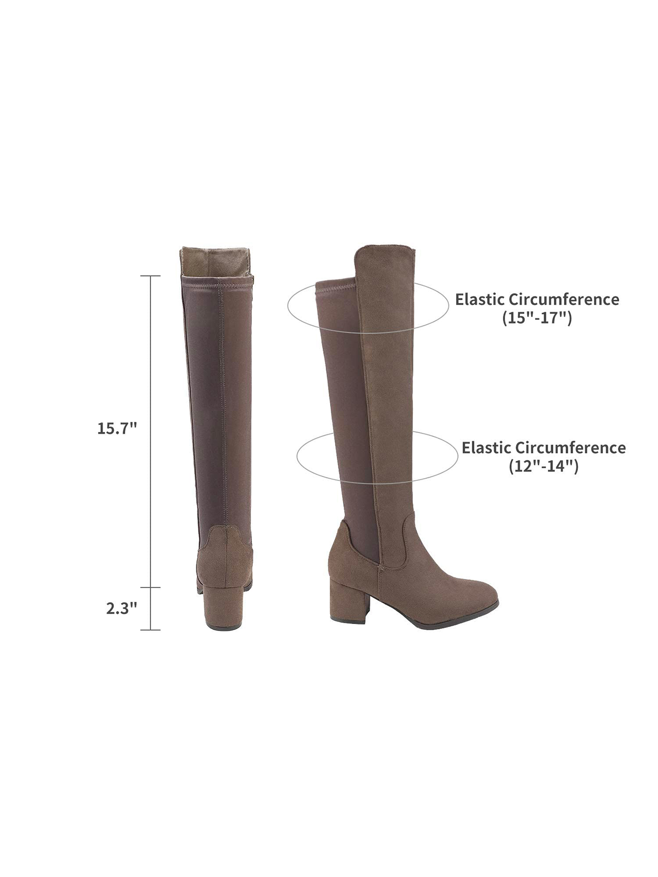 In Khaki Women Fashion Boots