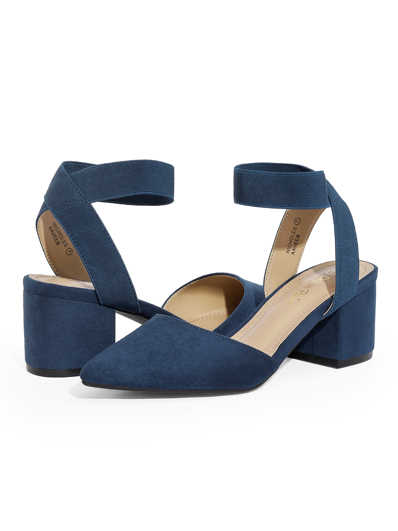 In Navy Blue Women Pumps