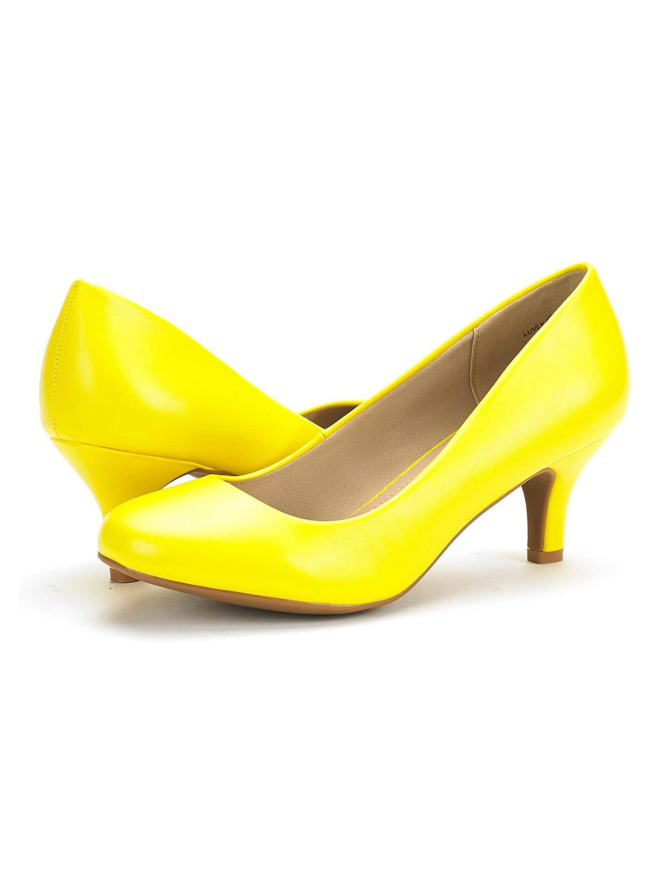 In Yellow Women Pumps