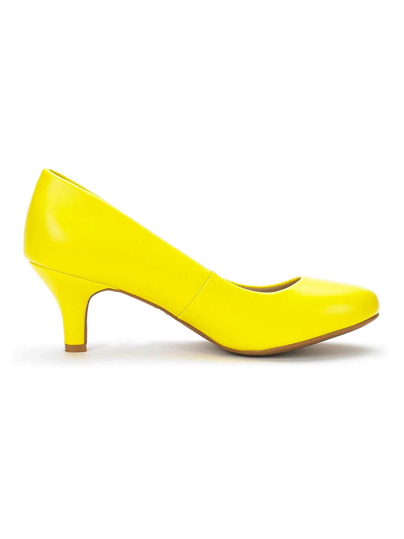 In Yellow Women Pumps