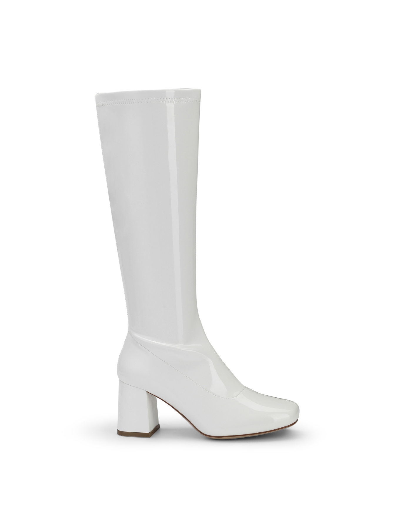 In White Women Knee-High Boots