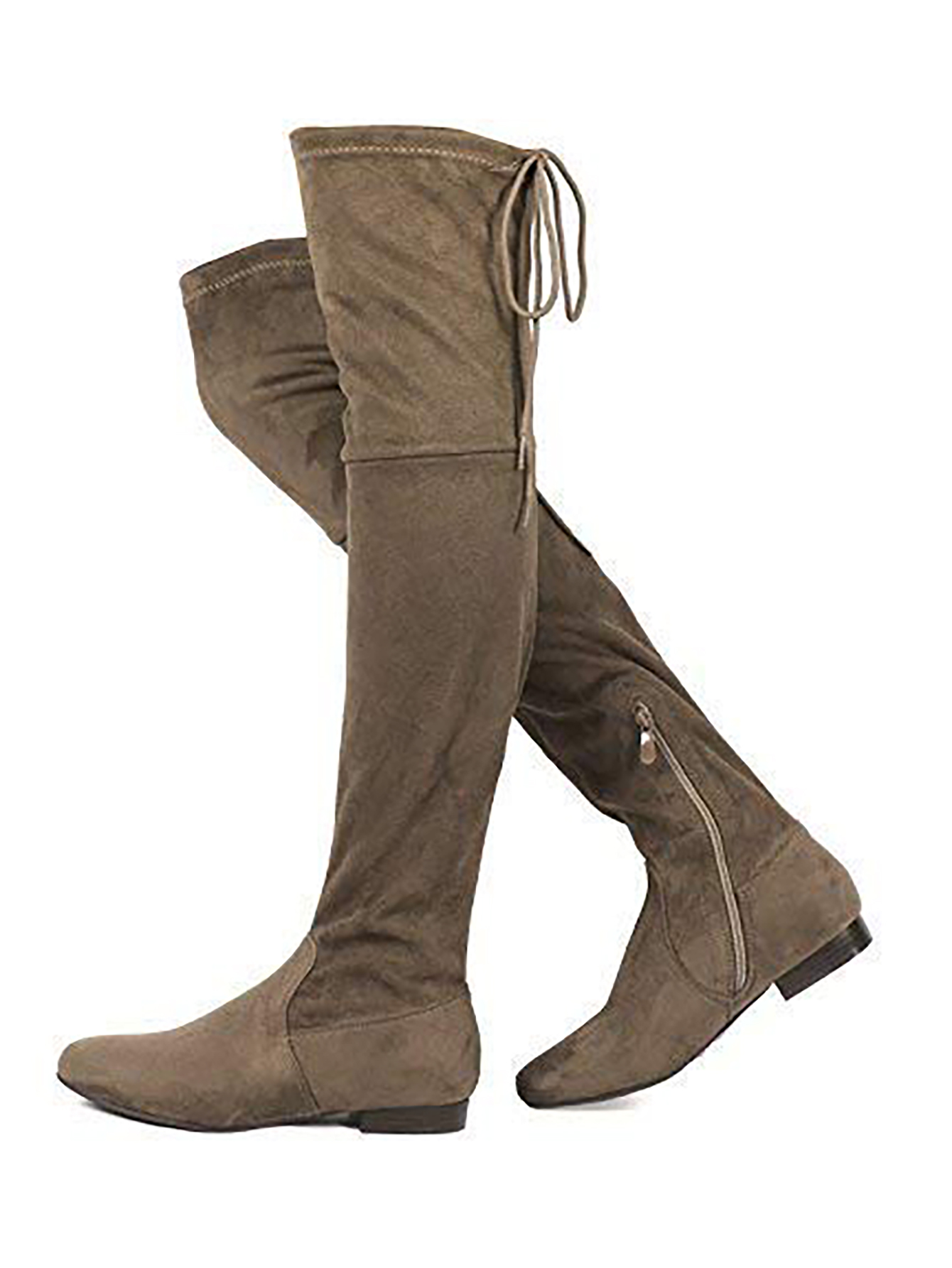 In Khaki Women Fashion Boots