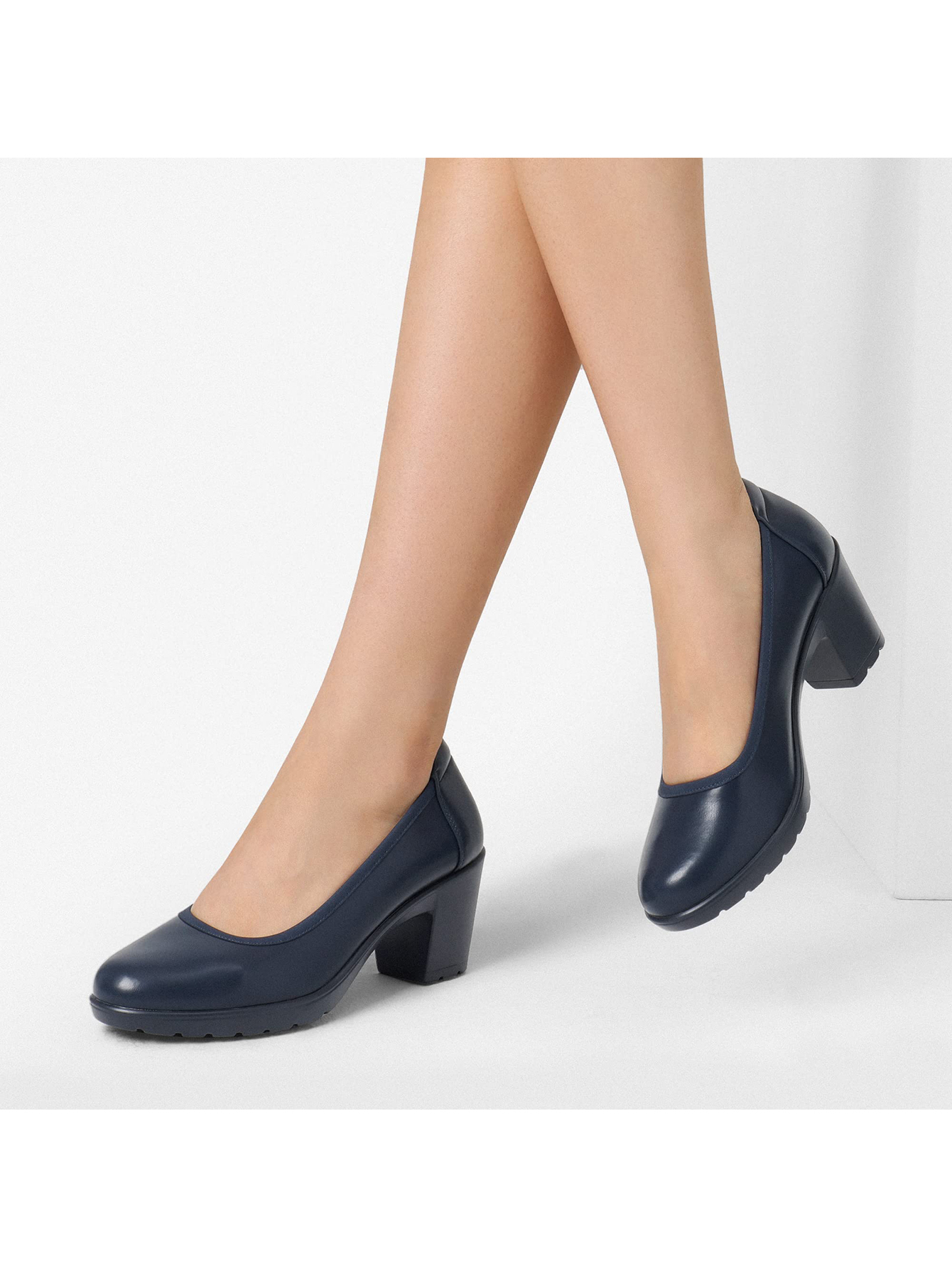 In Navy Blue Women Pumps