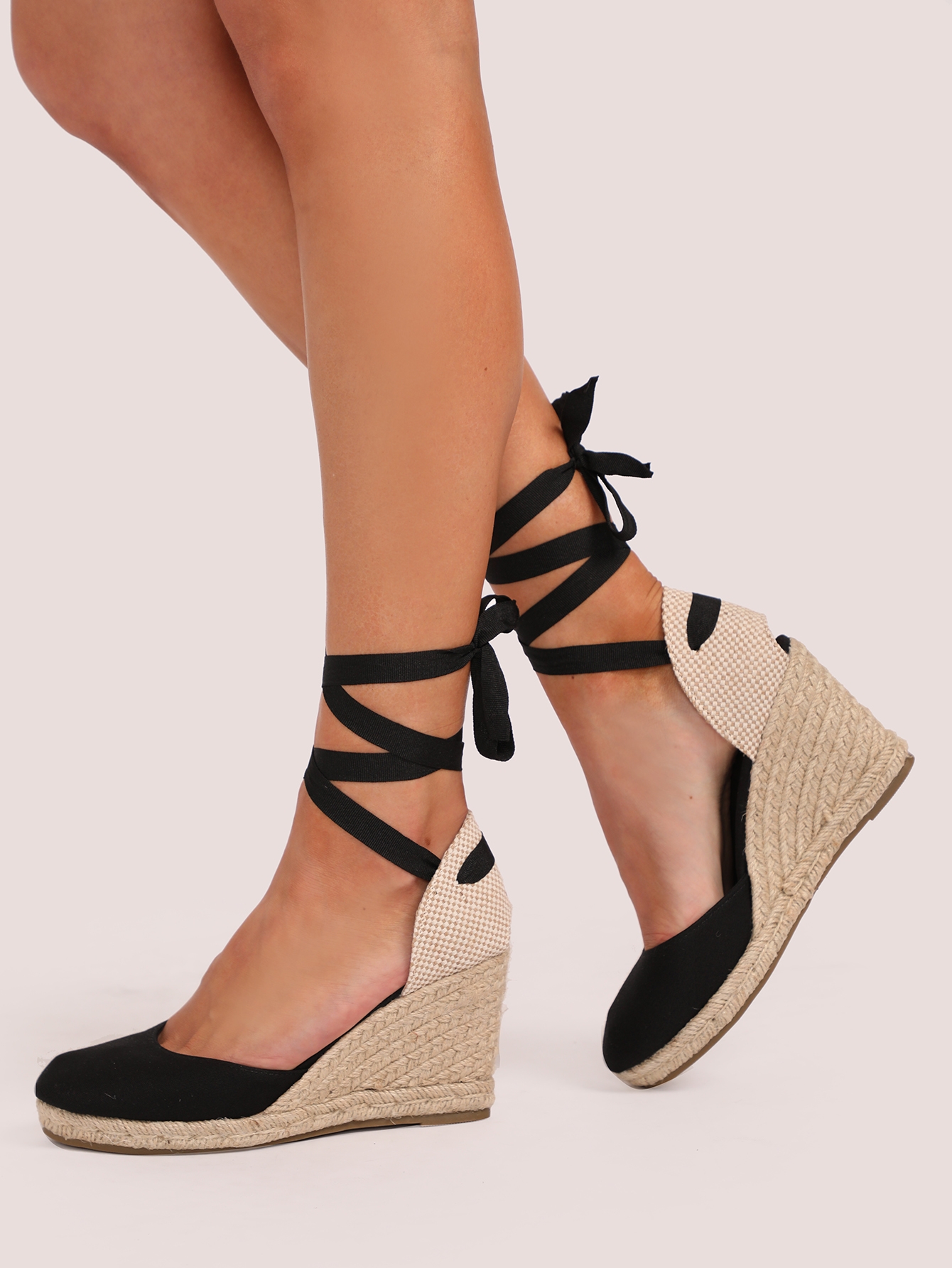 In Black Women Wedges & Flatform