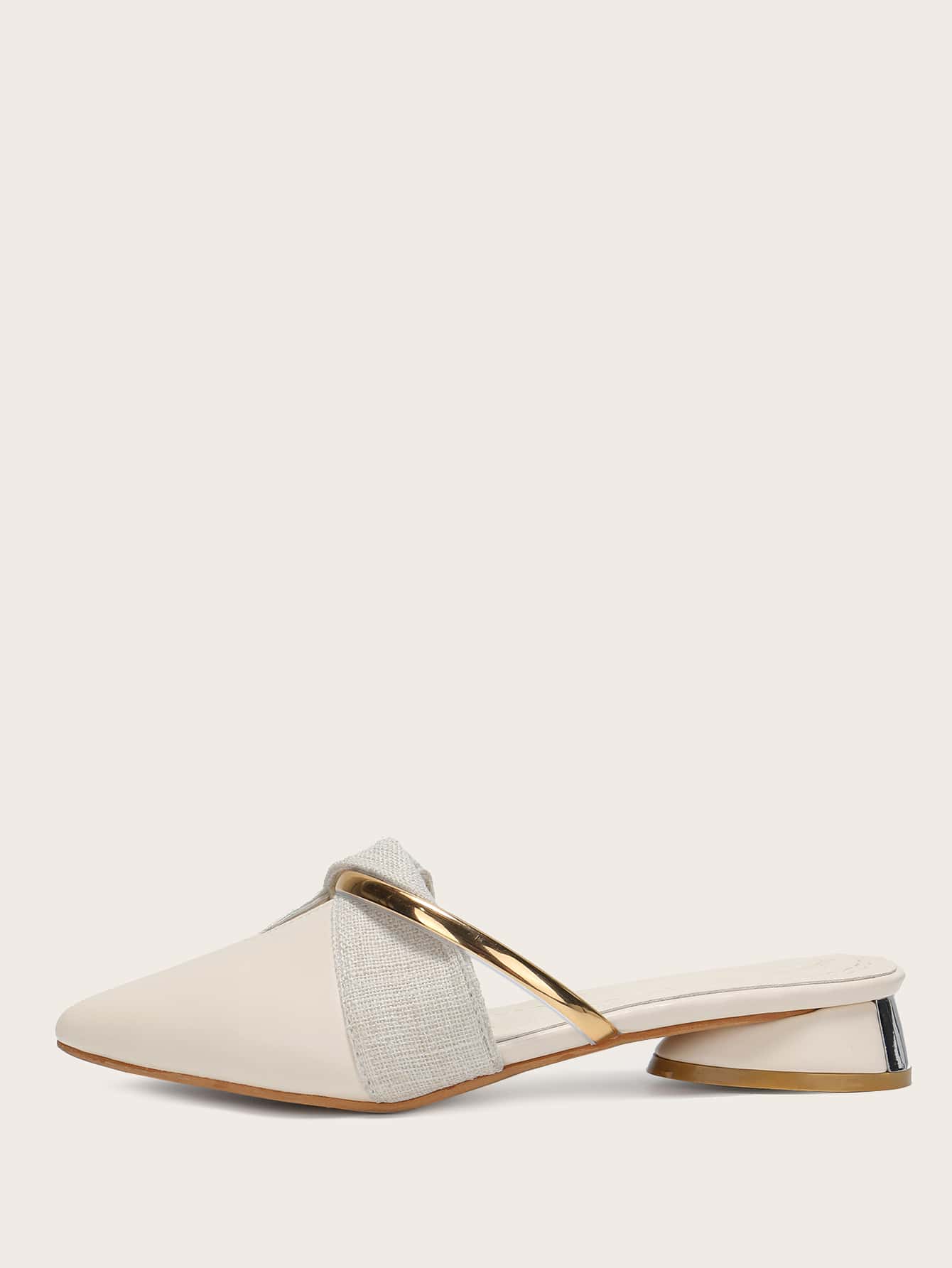 In Beige Women Flats