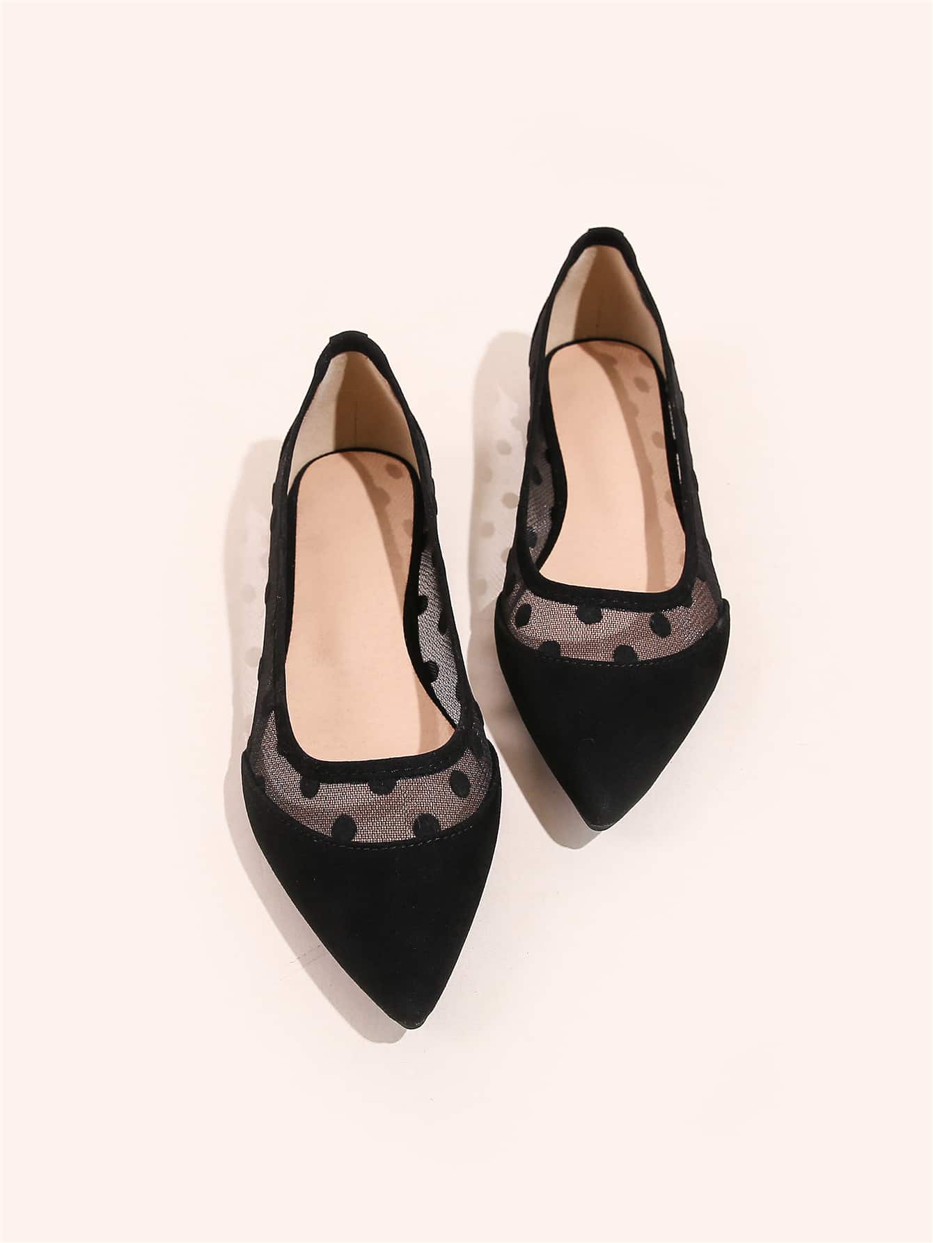 In Black Women Flats