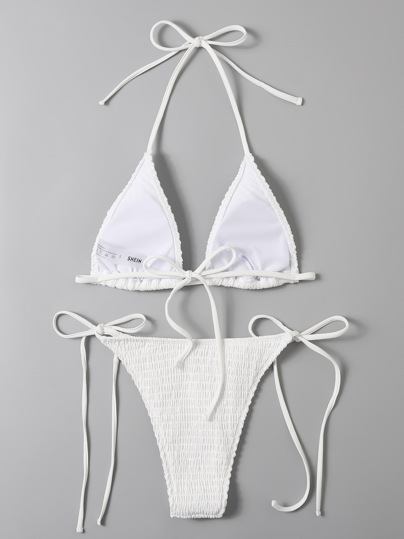 In White Women Bikini Sets