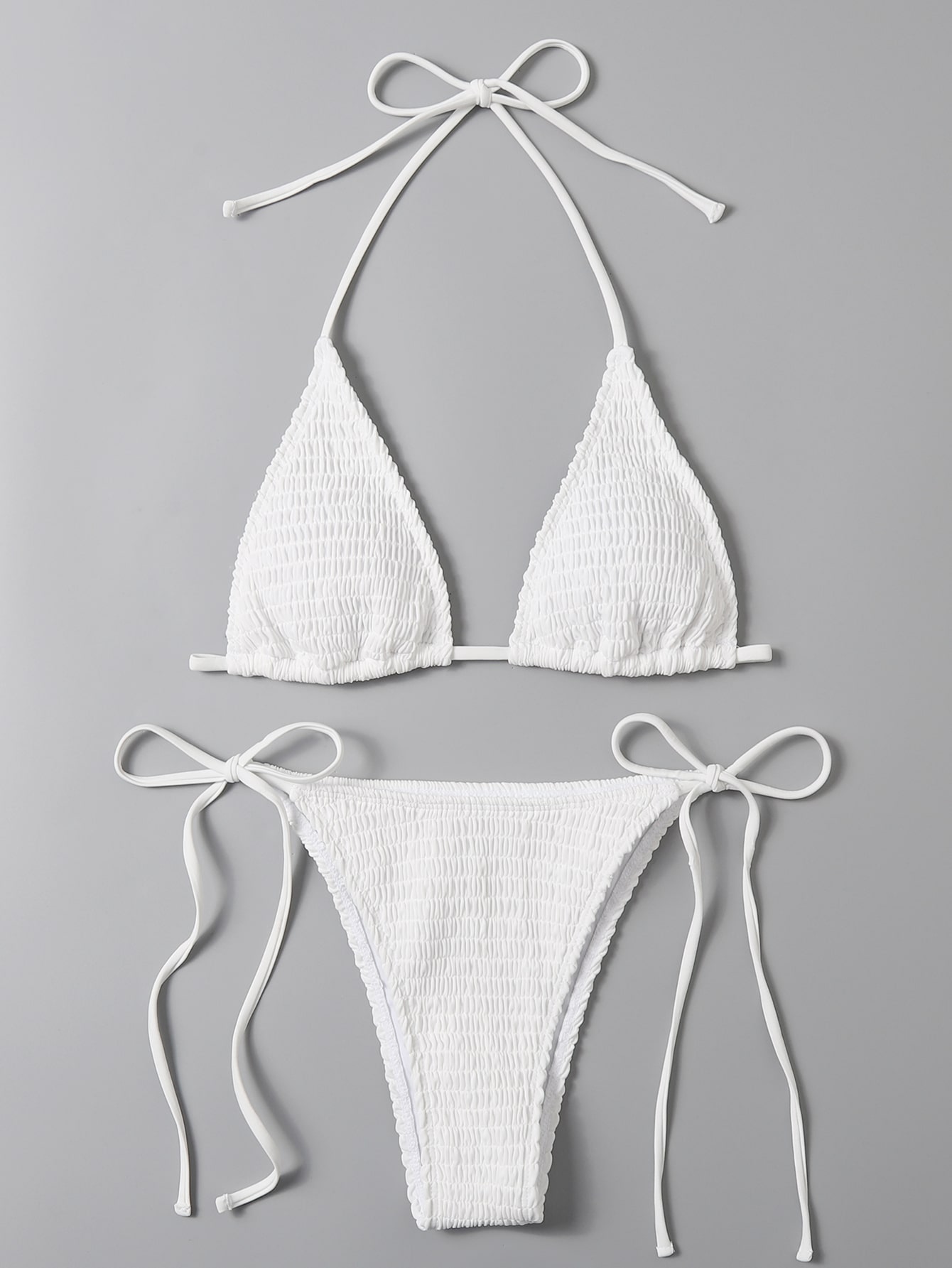 In White Women Bikini Sets