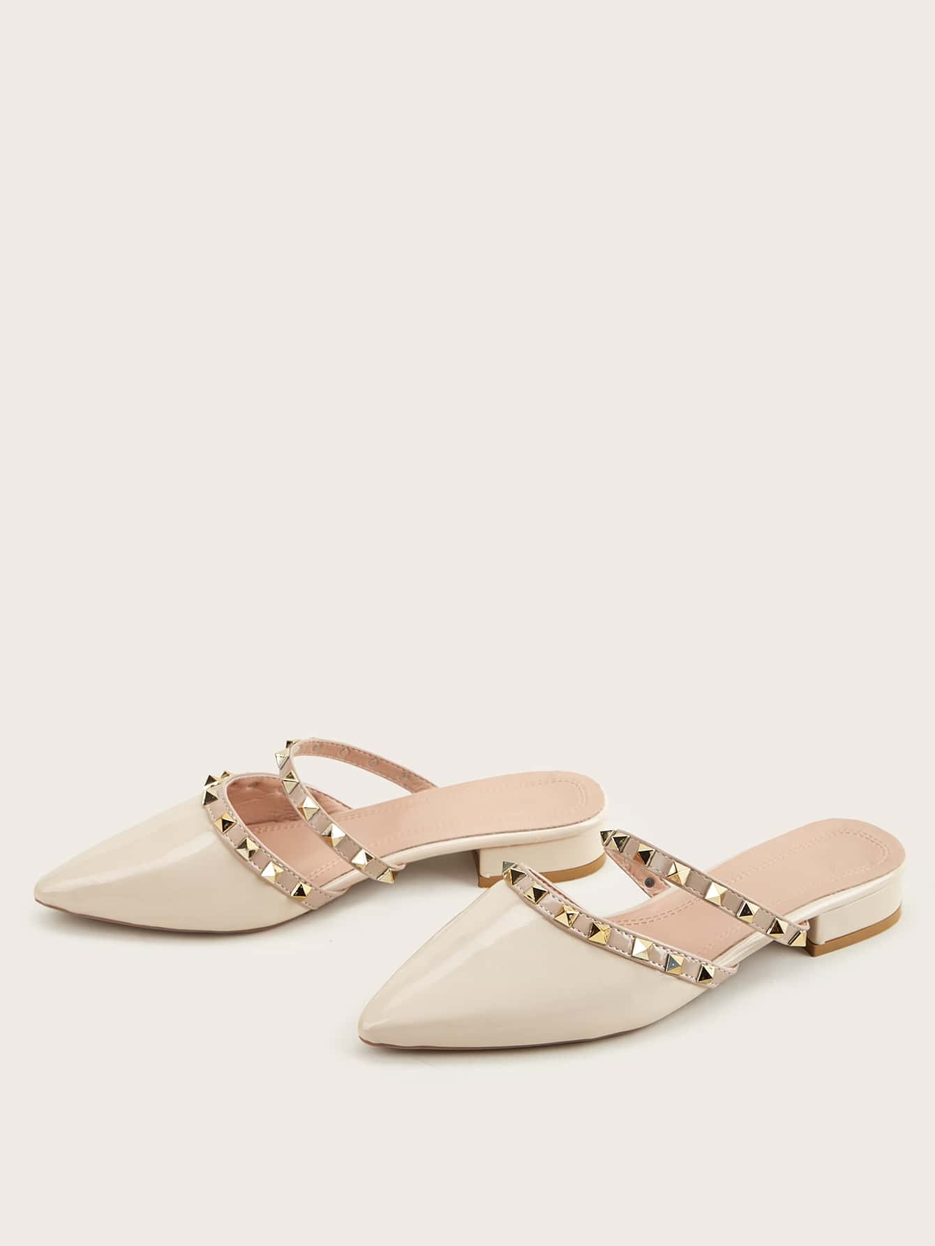 In Beige Women Flats