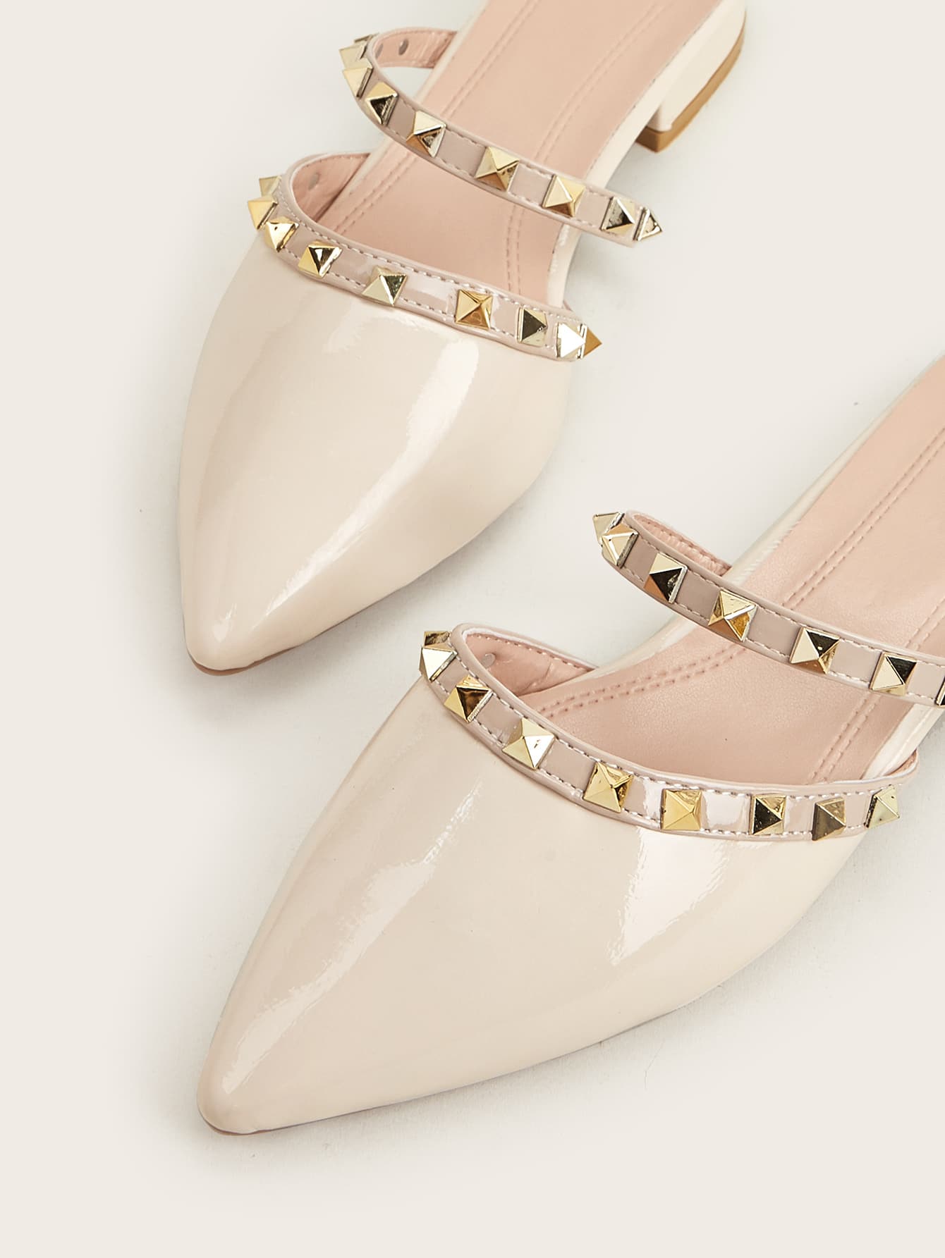 In Beige Women Flats