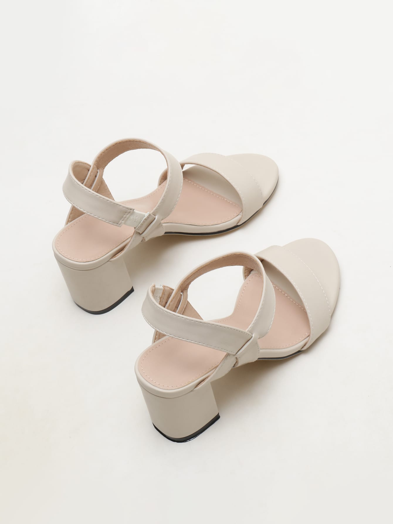 In Beige Women Heeled Sandals