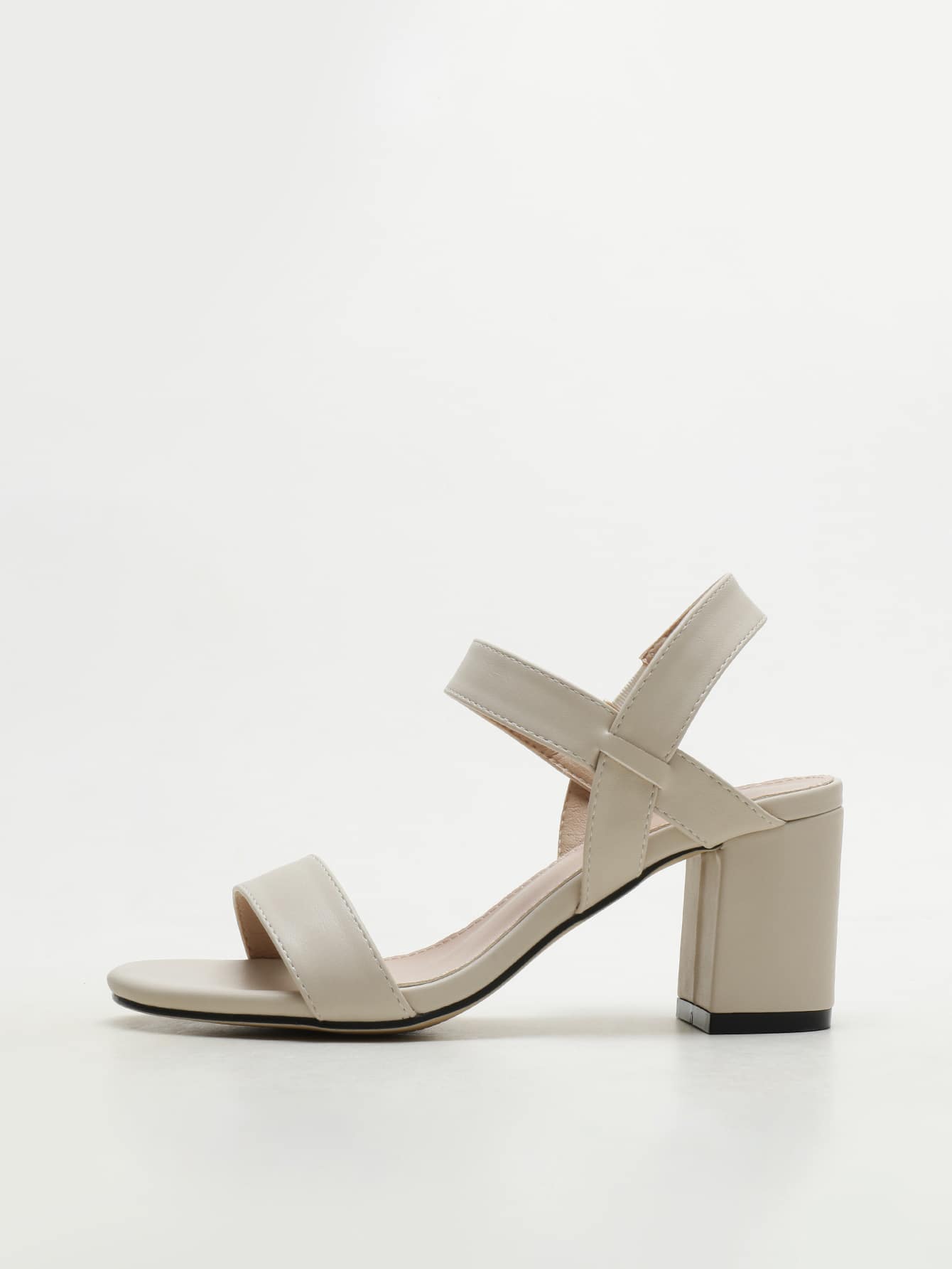 In Beige Women Heeled Sandals