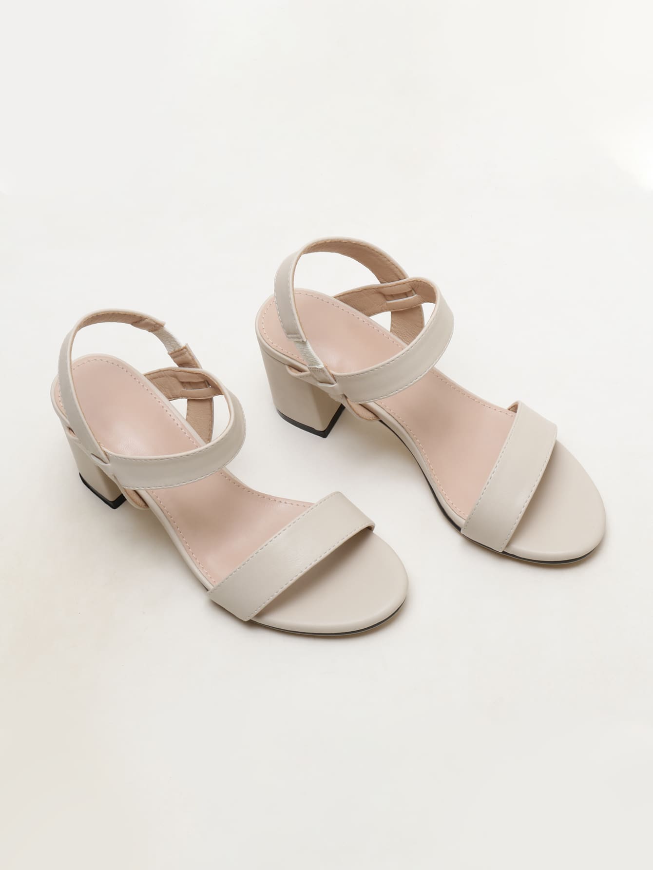 In Beige Women Heeled Sandals