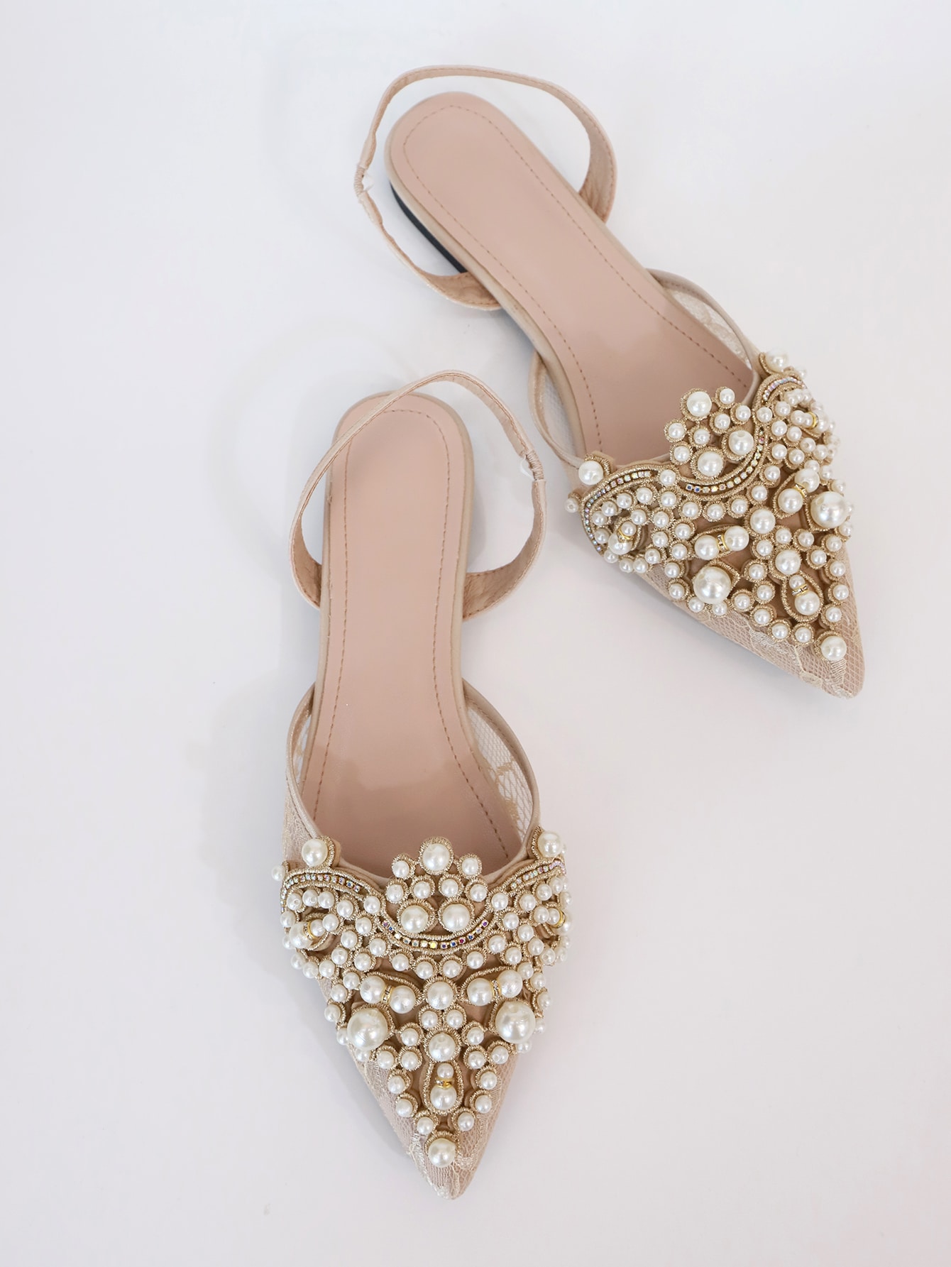 In Beige Women Flats