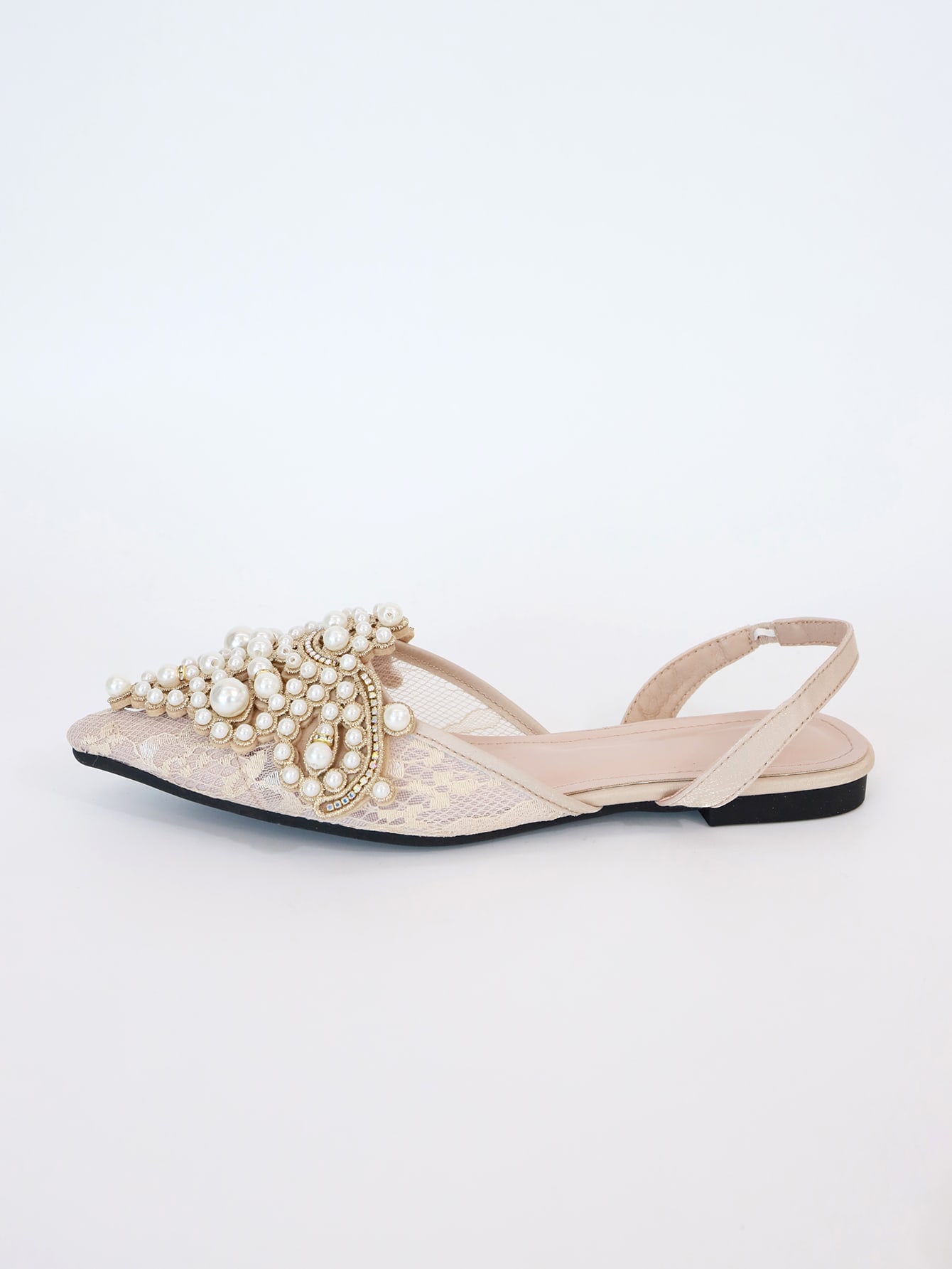 In Beige Women Flats