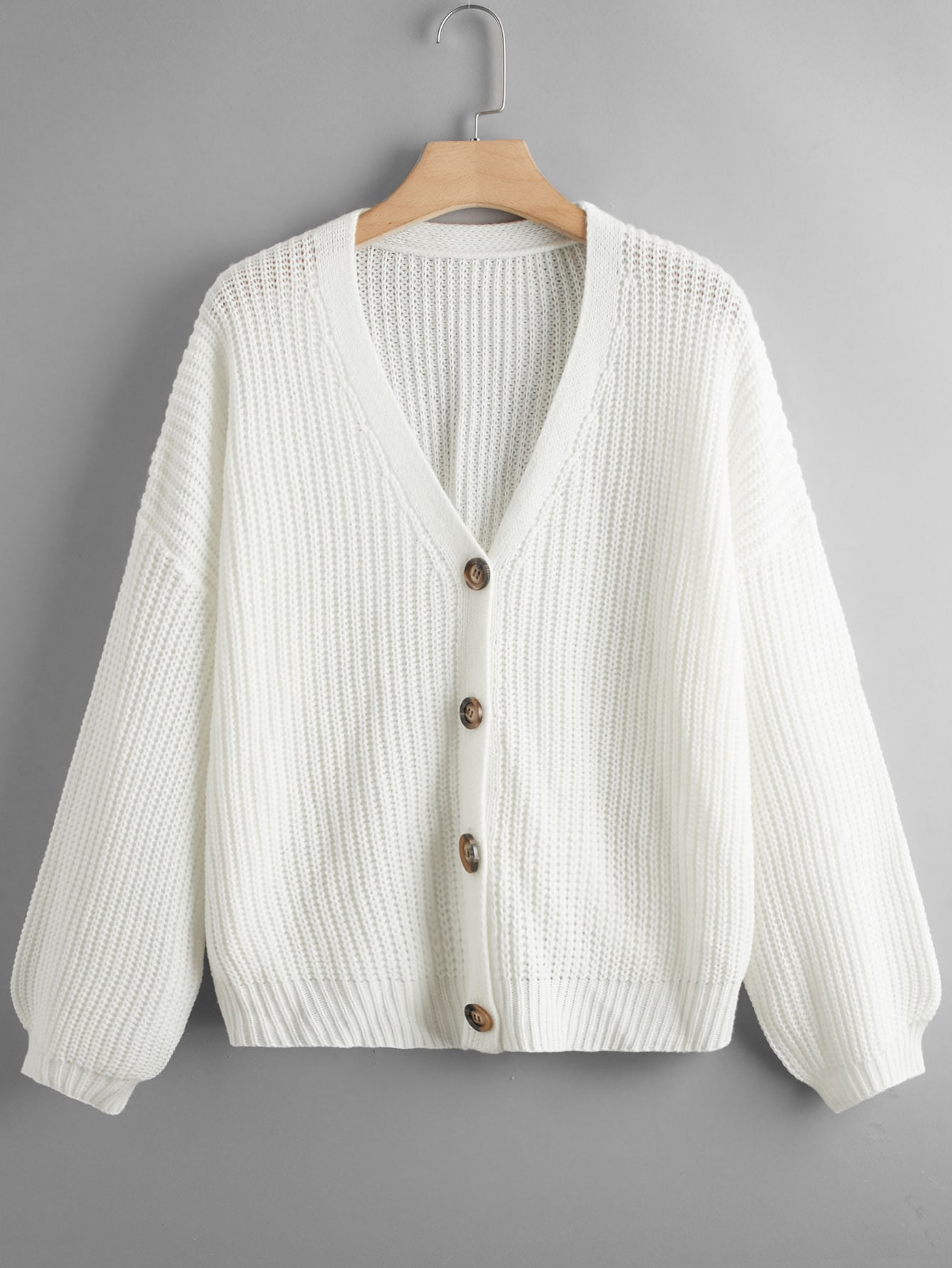 In Long Sleeve Plus Size Cardigans