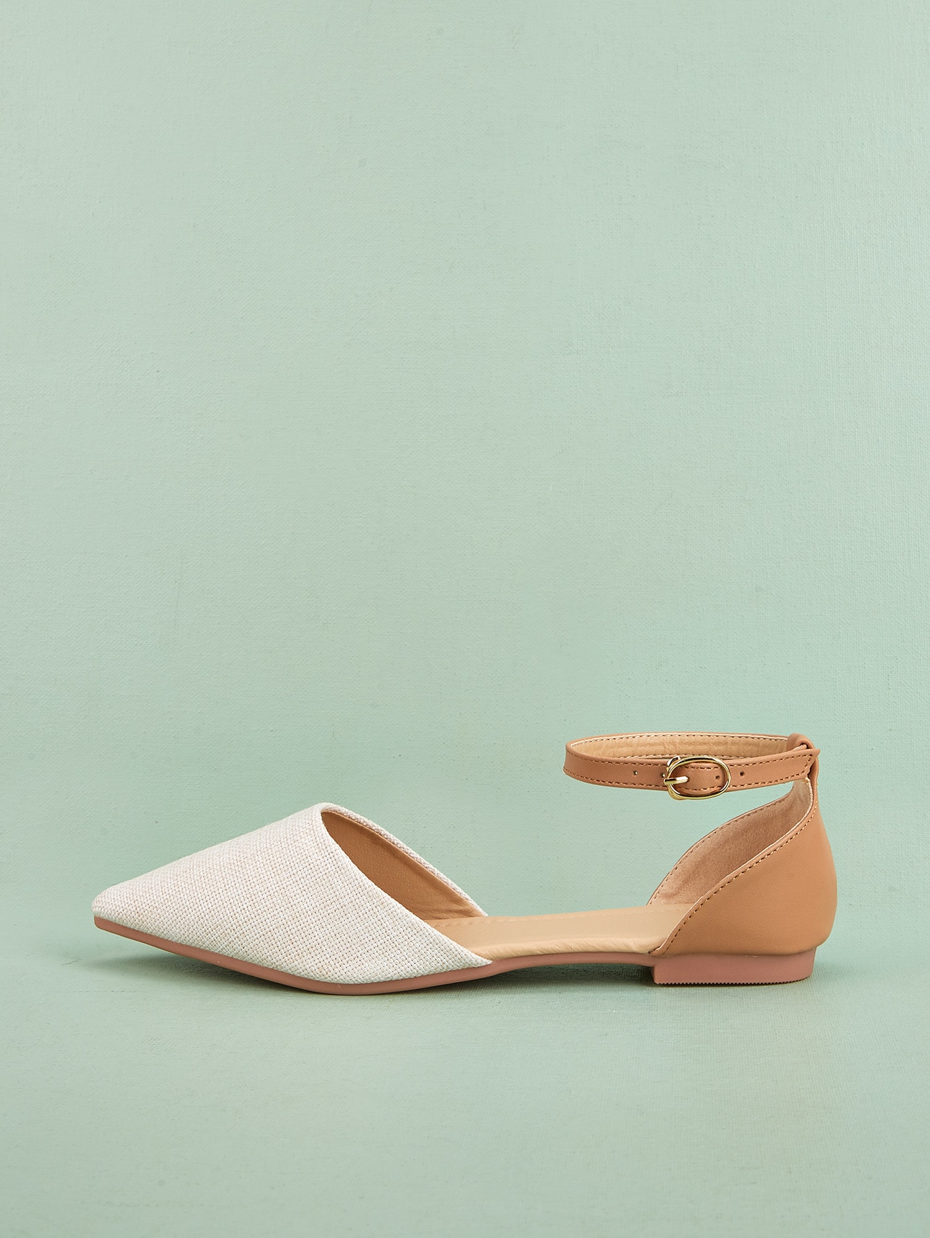 In Beige Women Flats