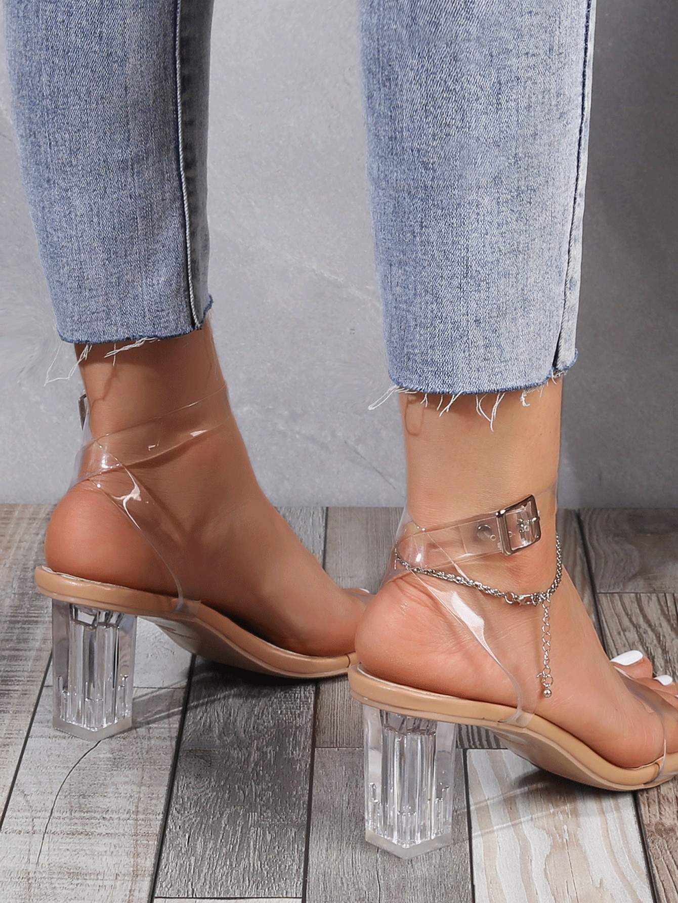 In Apricot Women Heeled Sandals