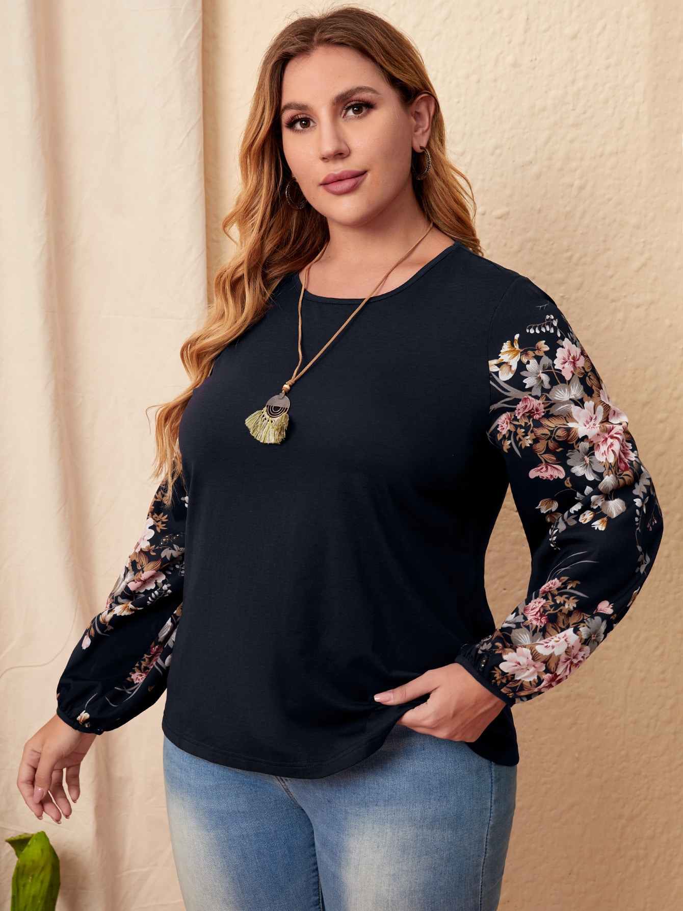 In Casual Plus Size Women Tops