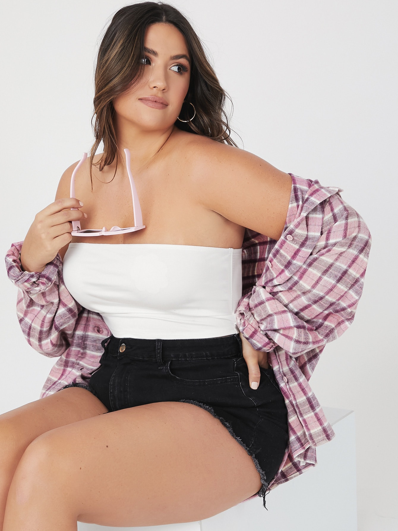 In Casual Plus Size Women Tops