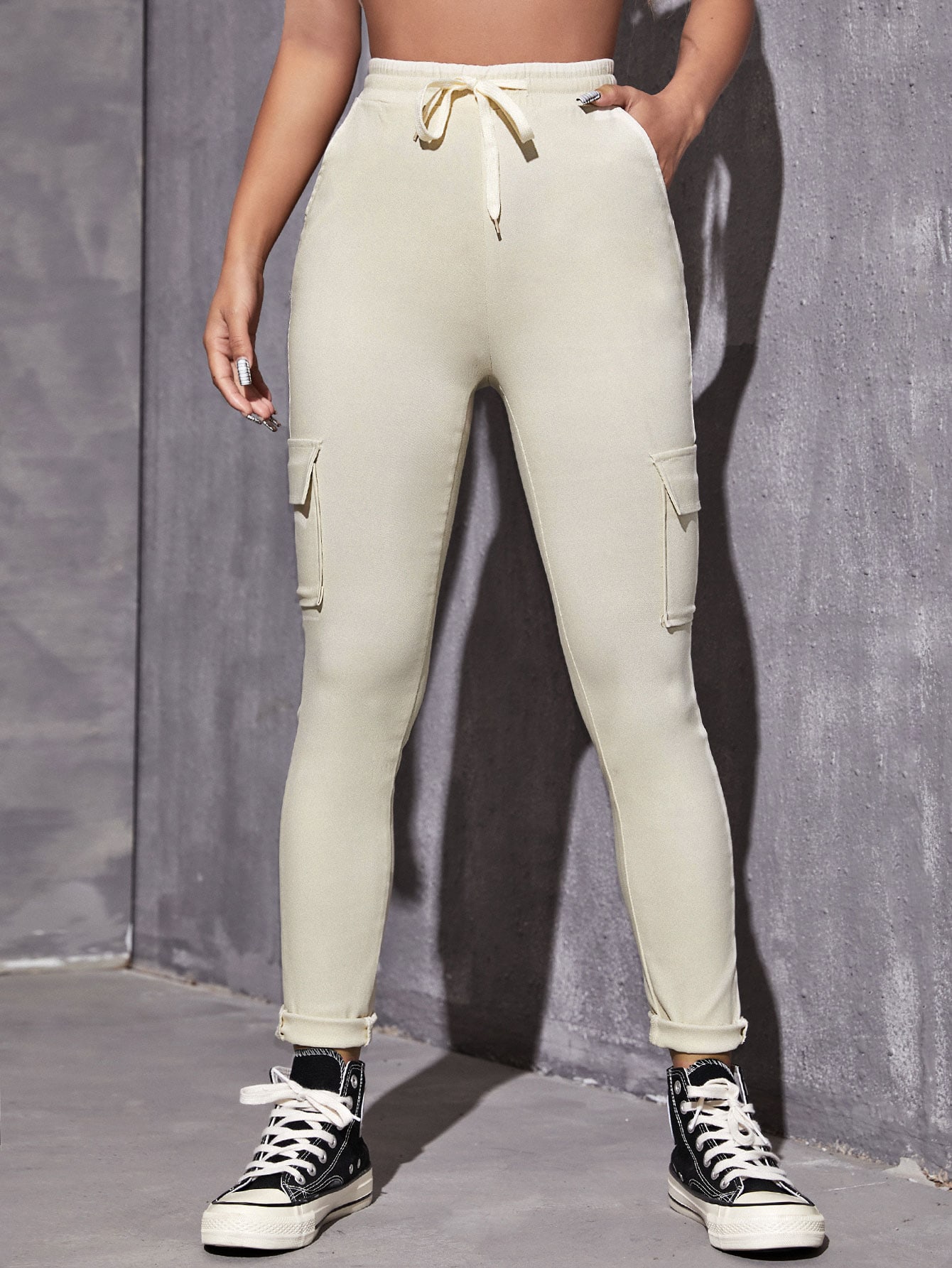 In Beige Women Pants