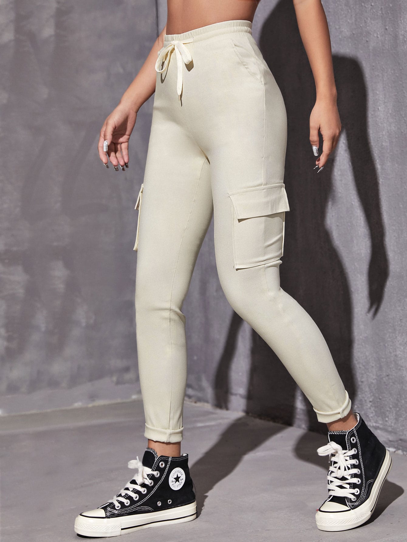 In Beige Women Pants