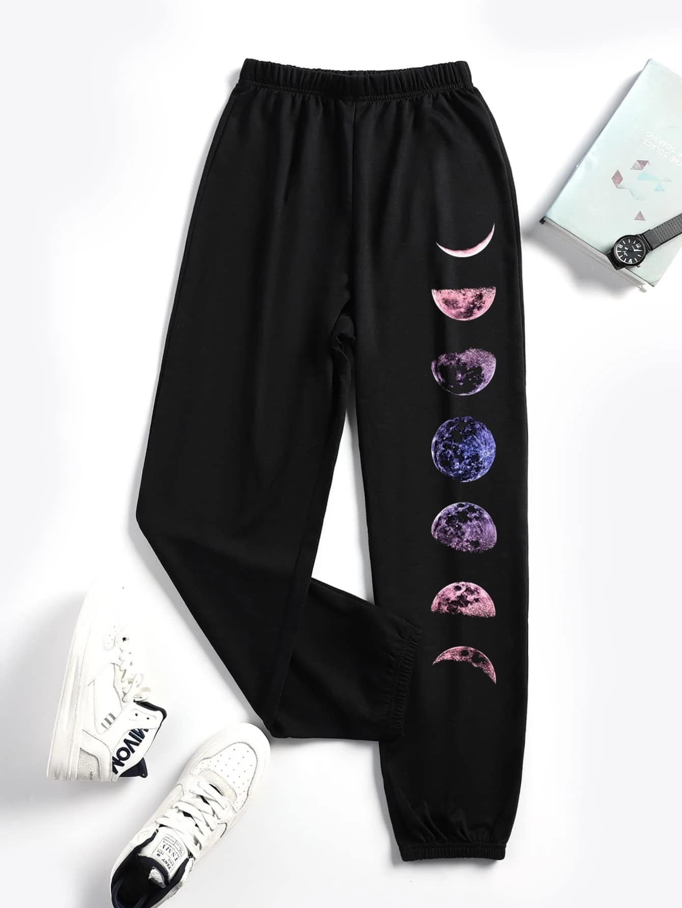 In Black Plus Size Sweatpants