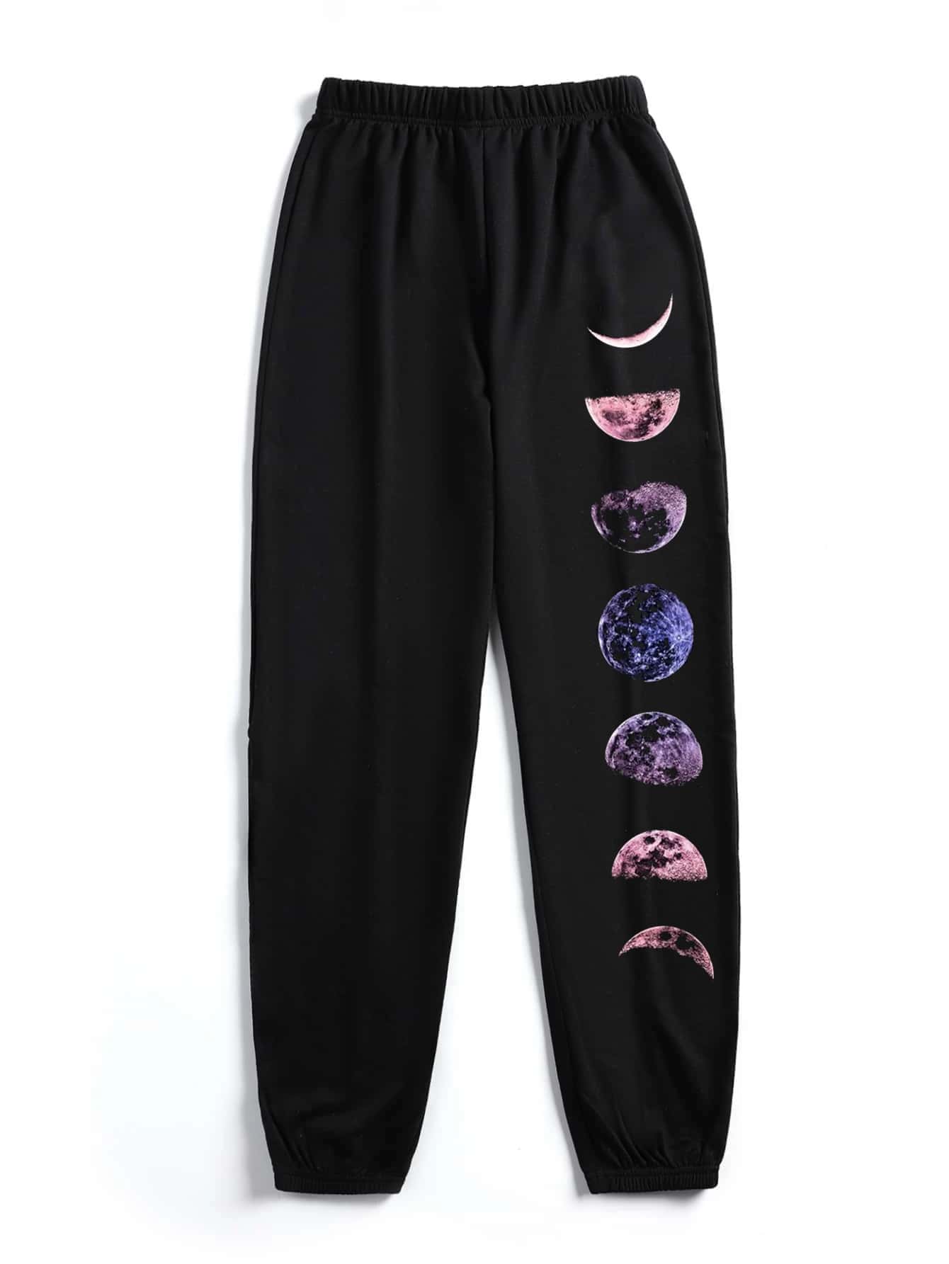 In Black Plus Size Sweatpants