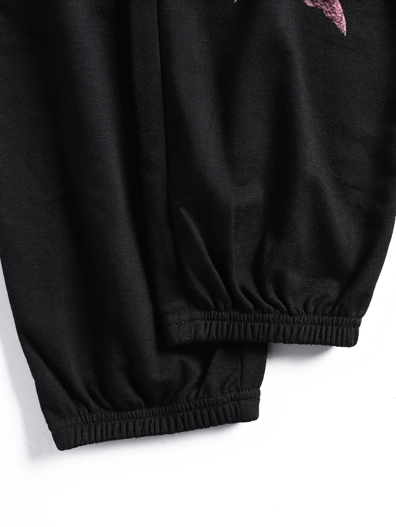 In Black Plus Size Sweatpants