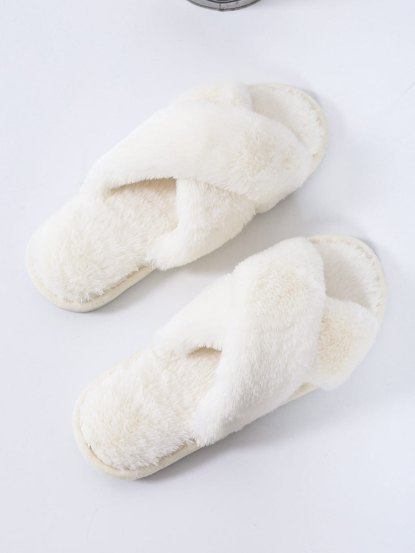 In Beige Women Home Slippers