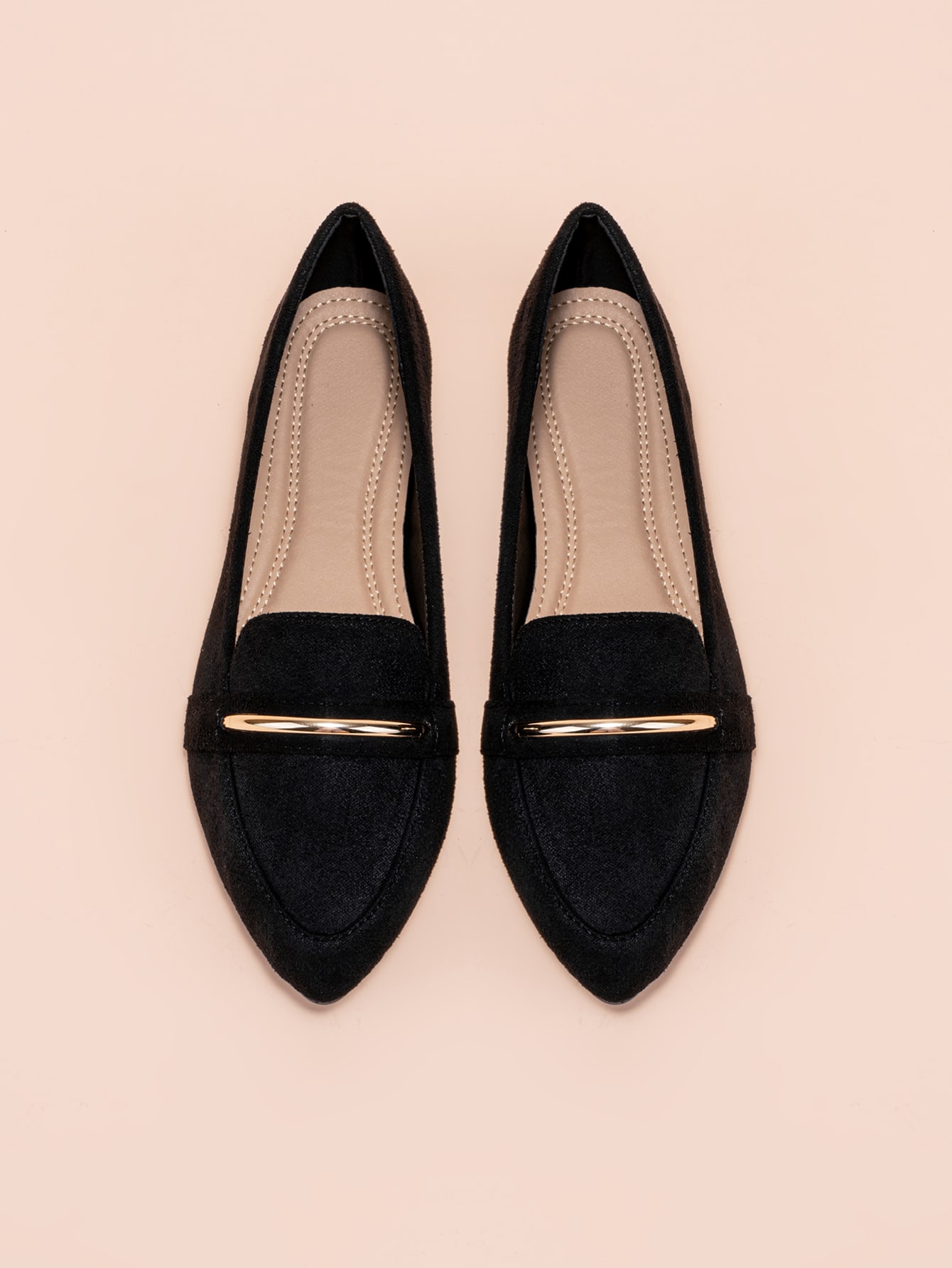 In Black Women Flats