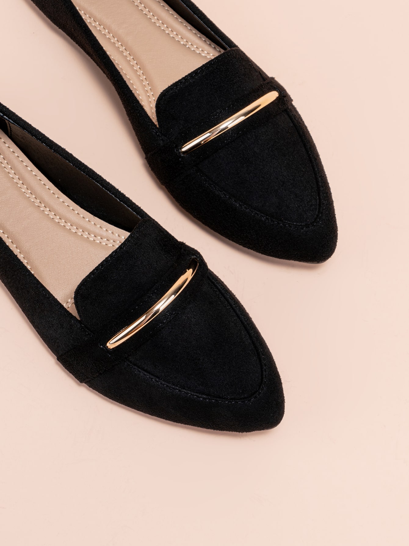 In Black Women Flats