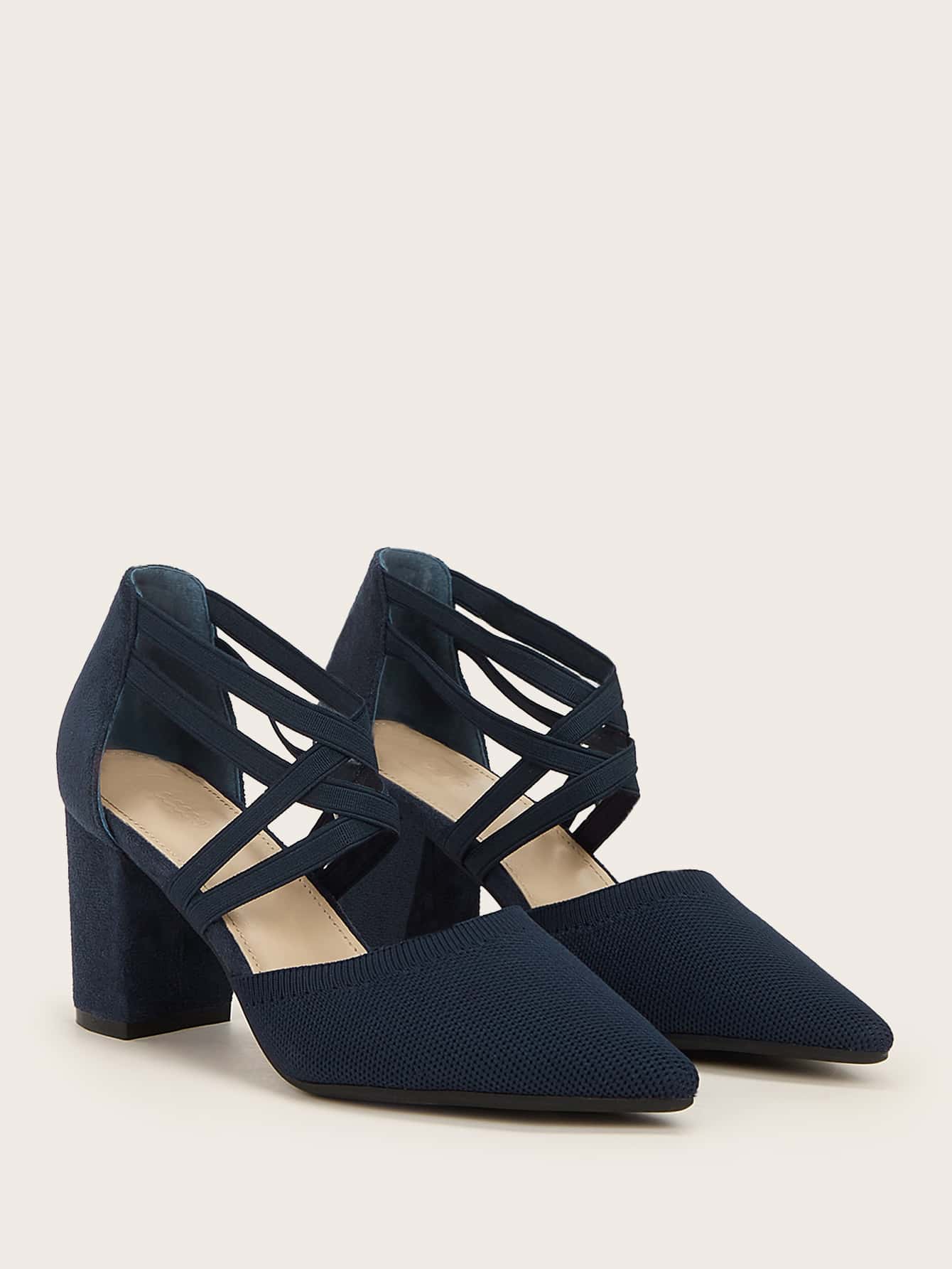 In Navy Blue Women Pumps