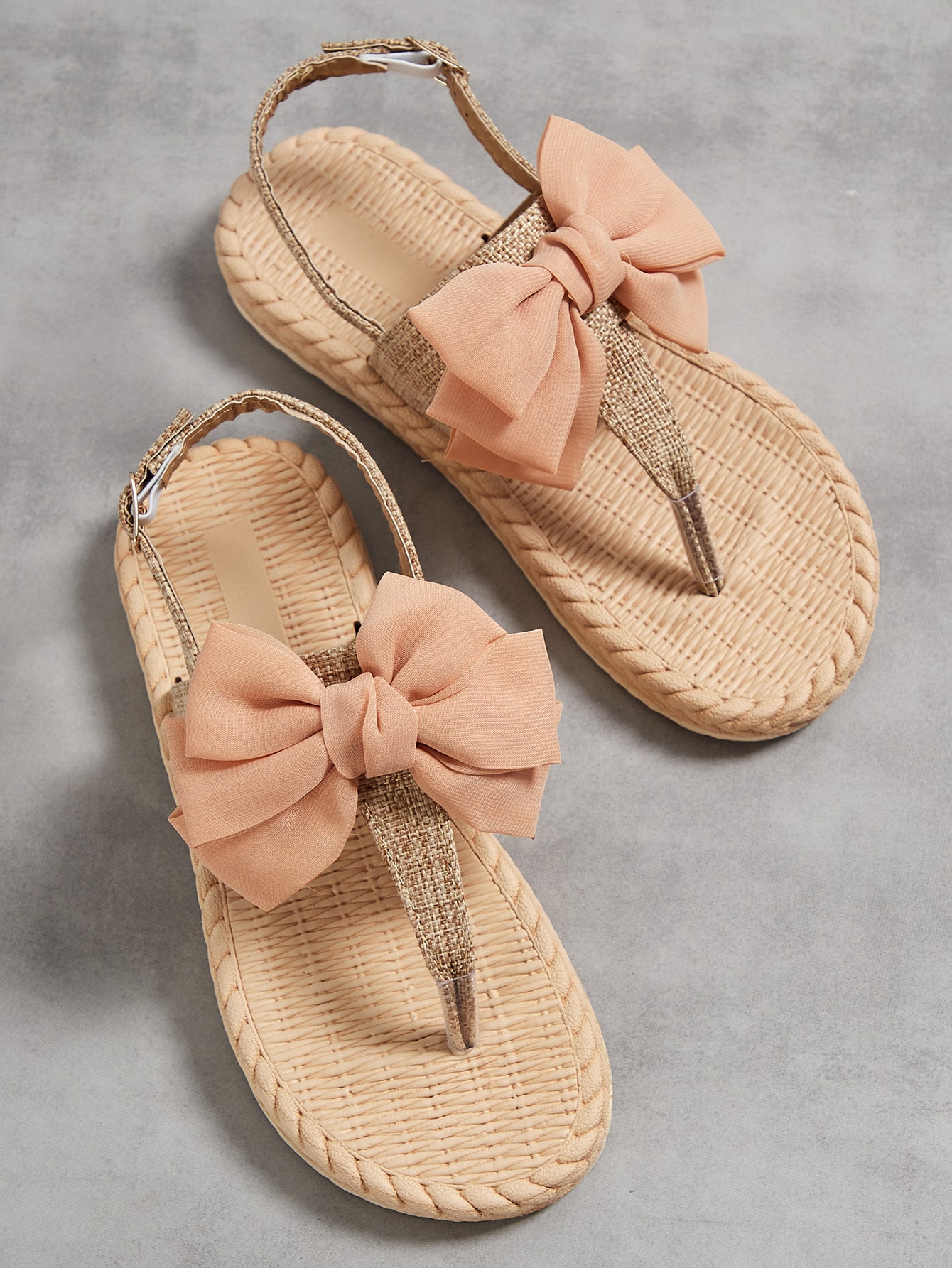 In Baby Pink Women Flat Sandals