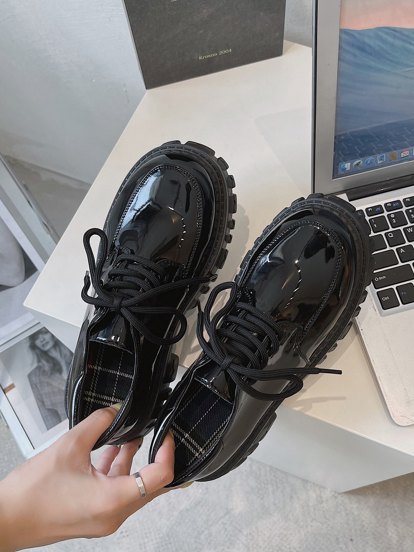 In Black Women Wedges & Flatform