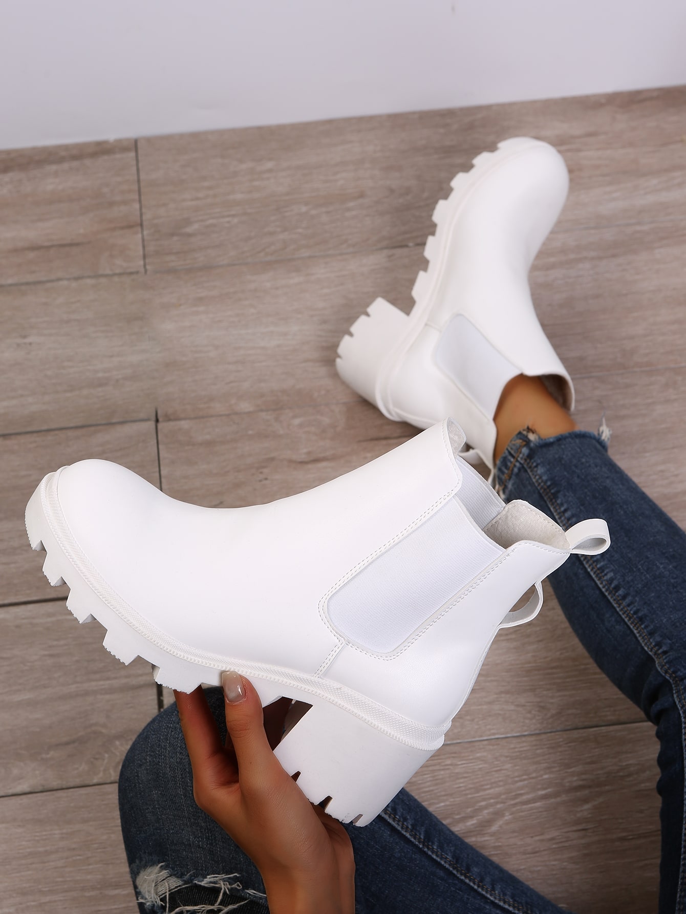 In White Women Ankle Boots & Booties