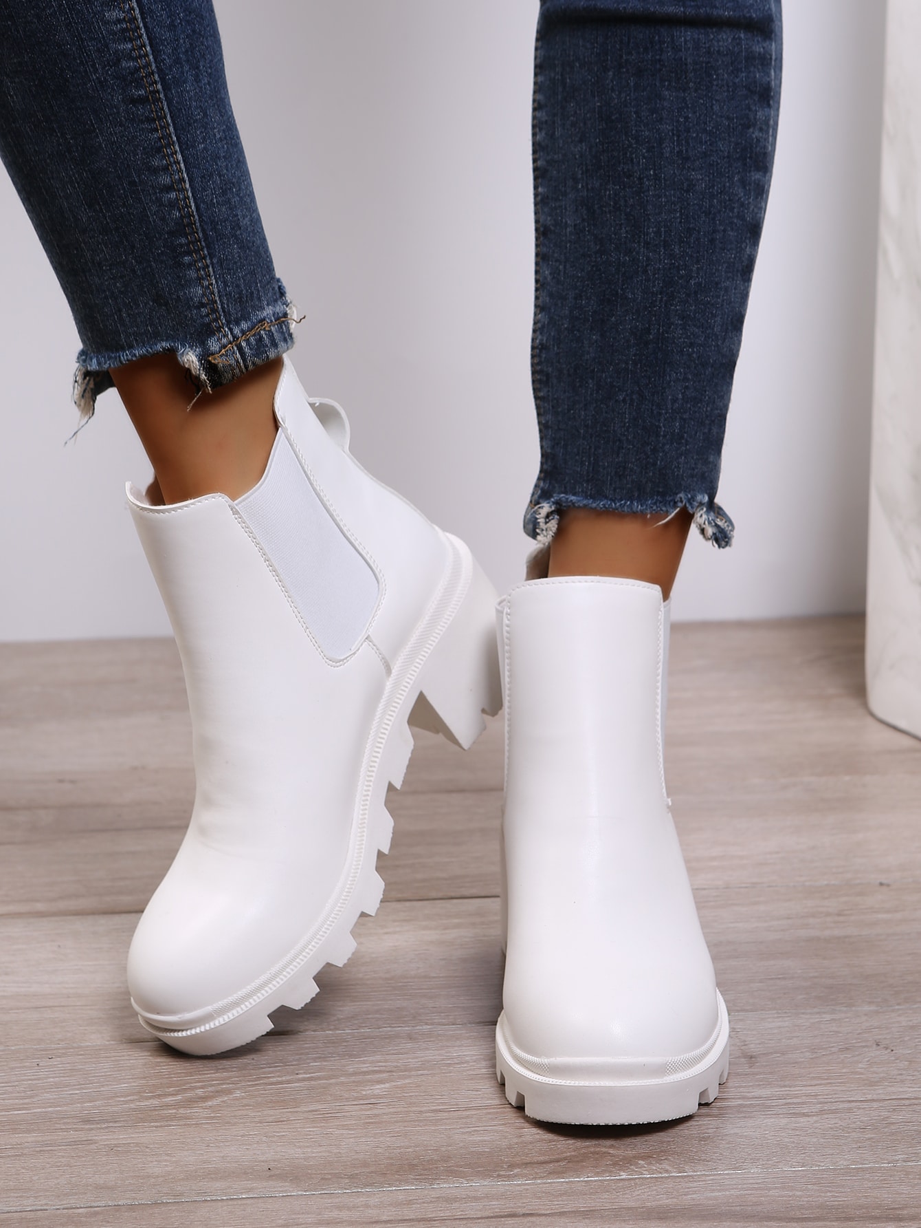 In White Women Ankle Boots & Booties