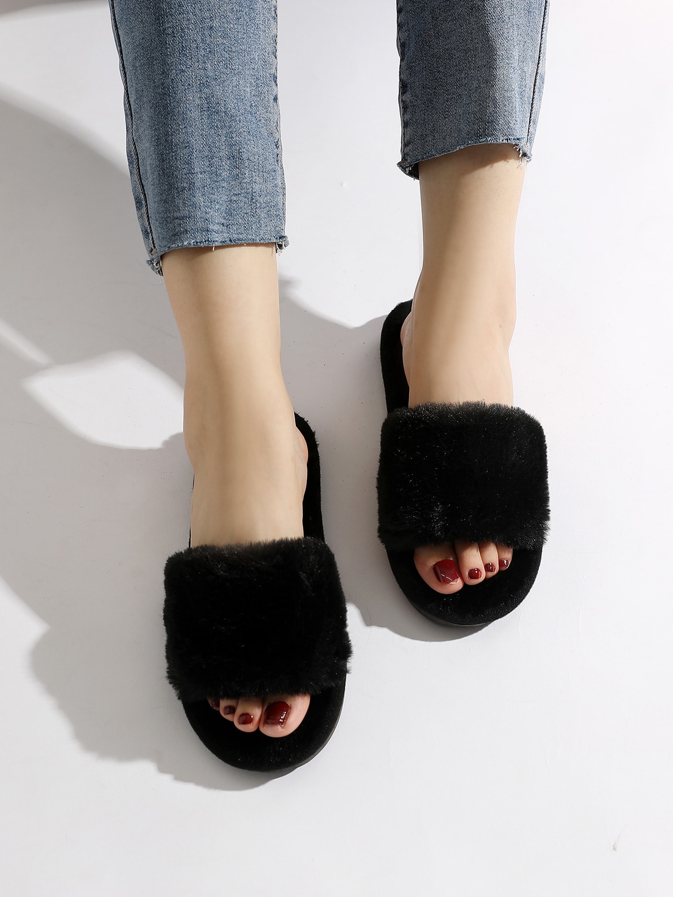 In Black Women Home Slippers