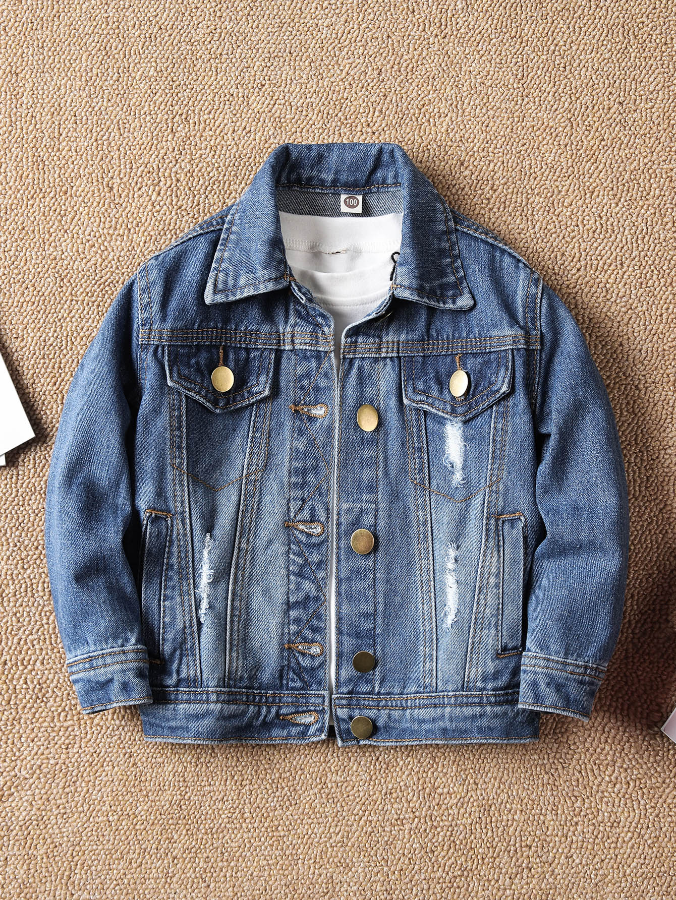 Young Boys Denim Jackets & Coats