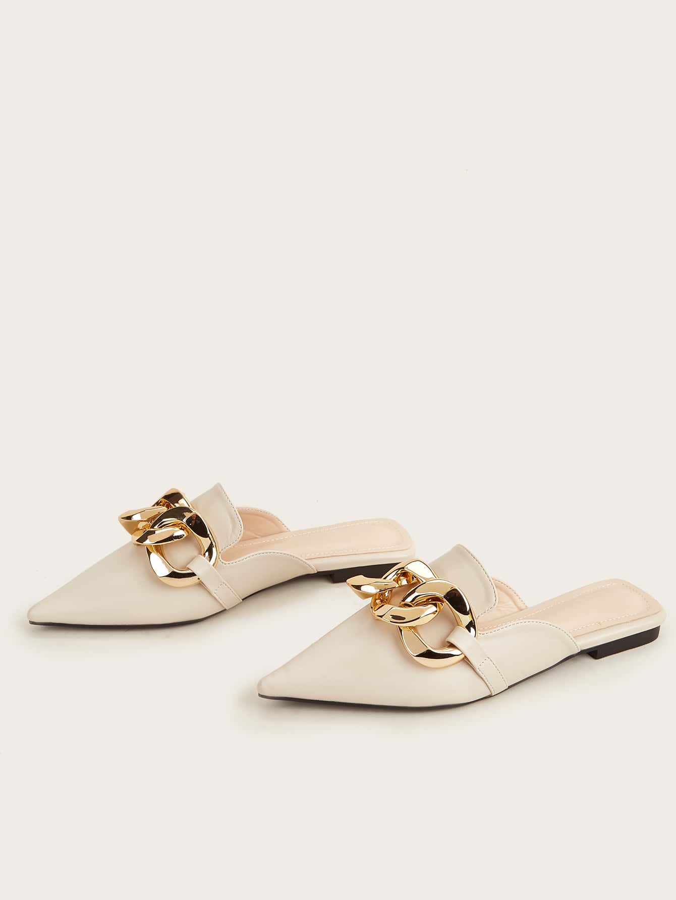 In Beige Women Flats