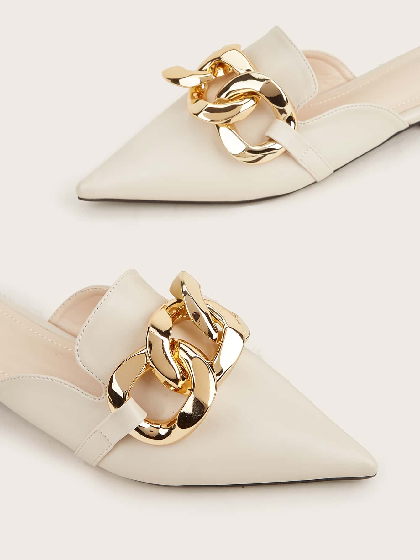 In Beige Women Flats