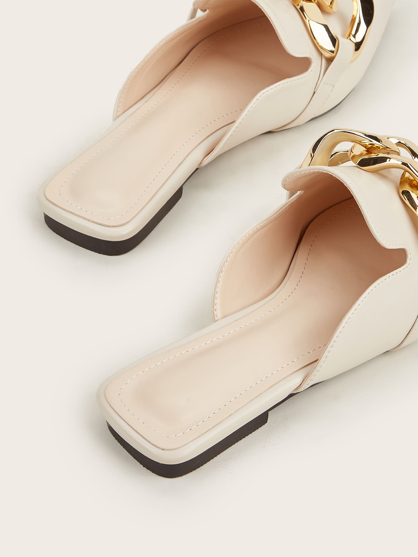 In Beige Women Flats