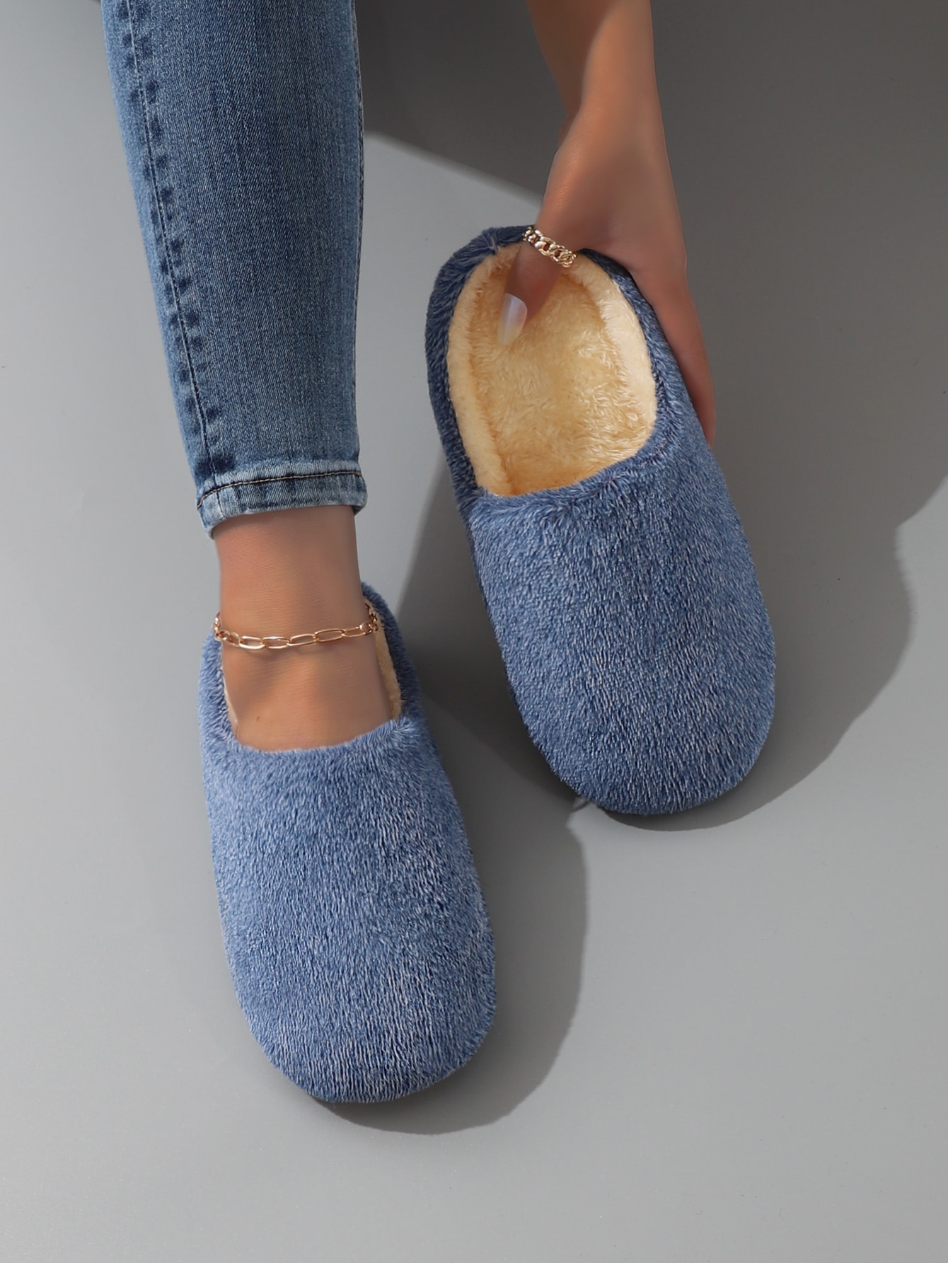 In Blue Women Slippers