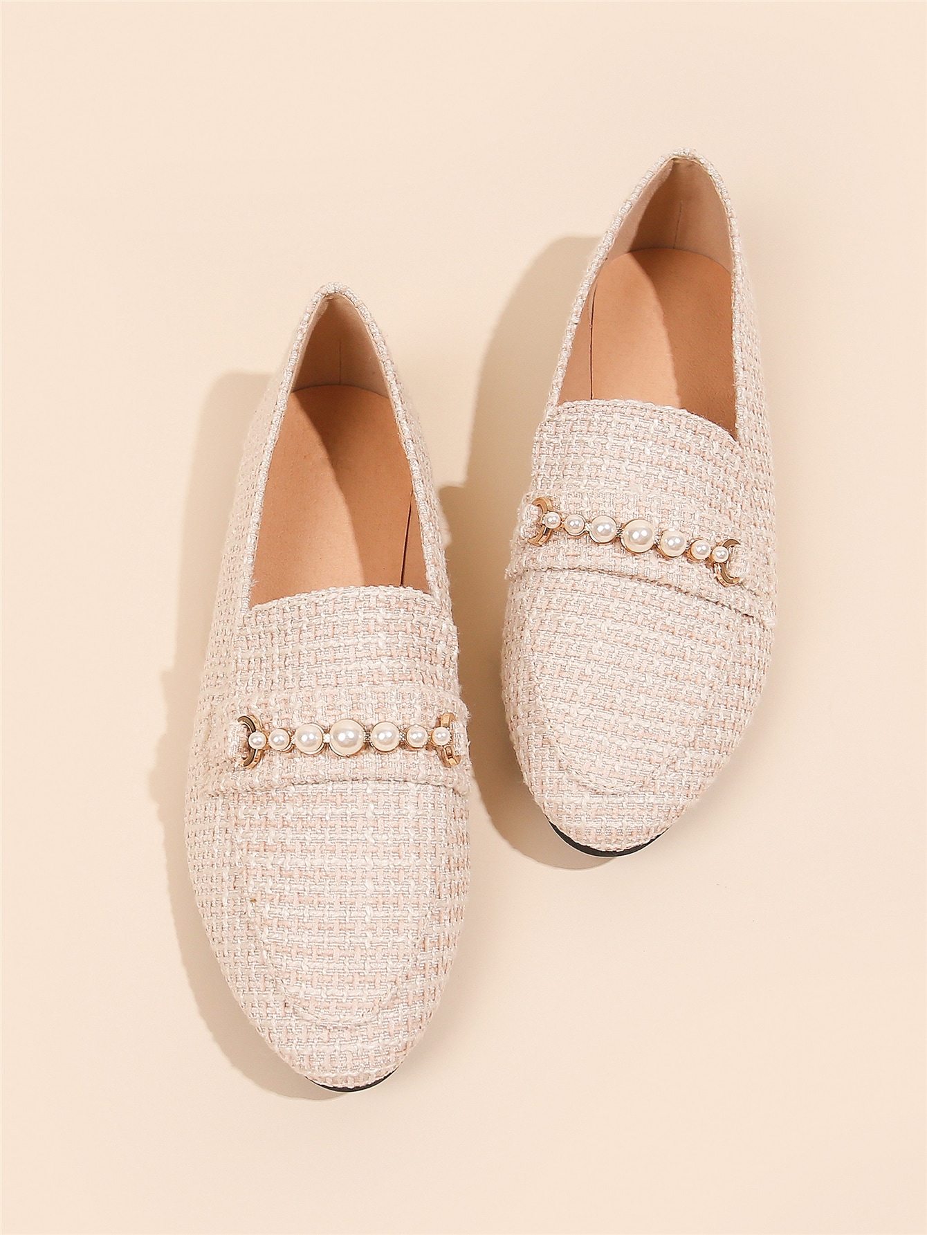 In Beige Women Flats