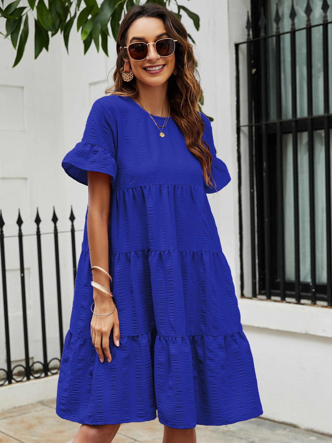 In Blue Women Dresses